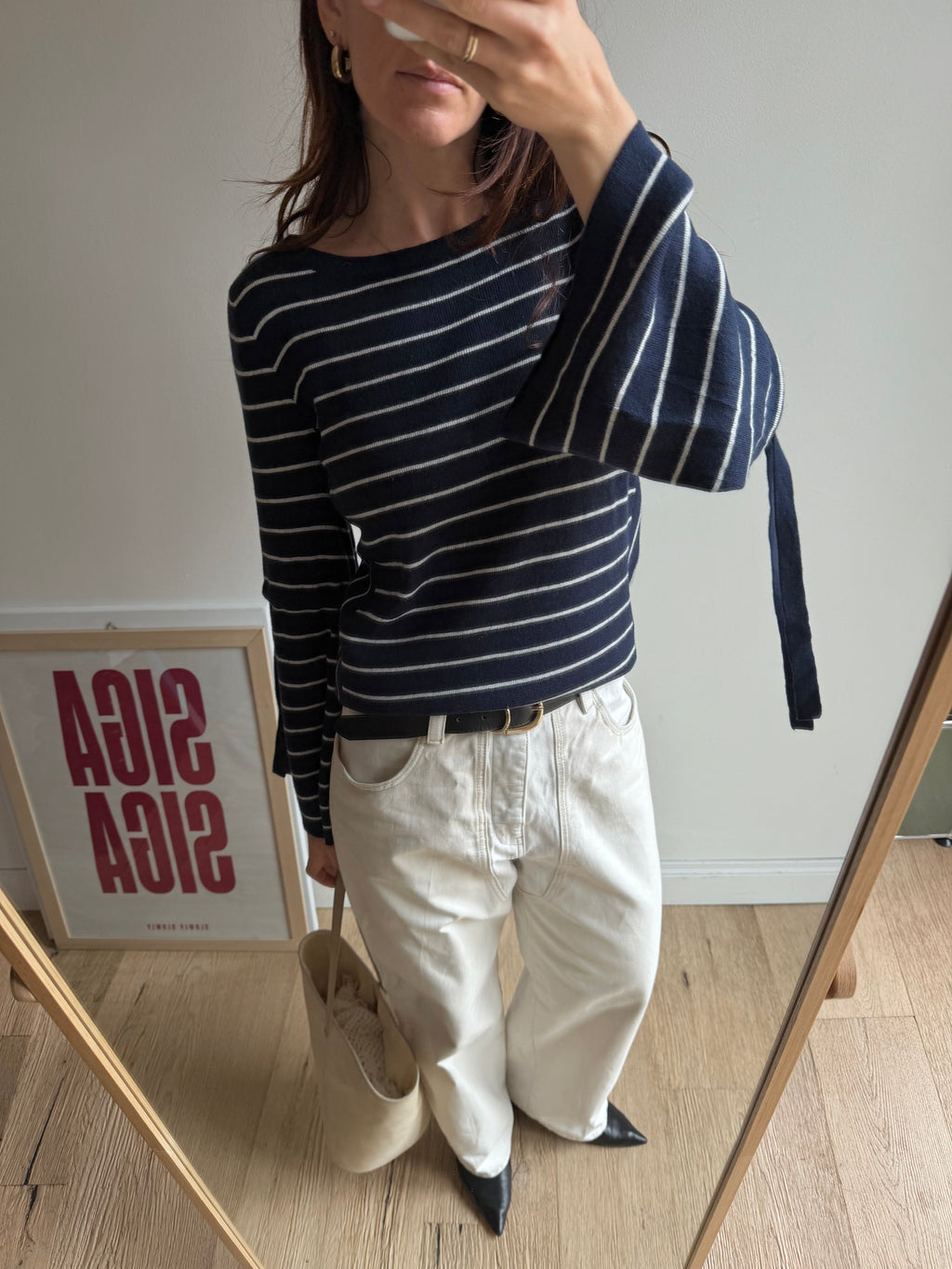 MAGLIONCINO A RIGHE BLU