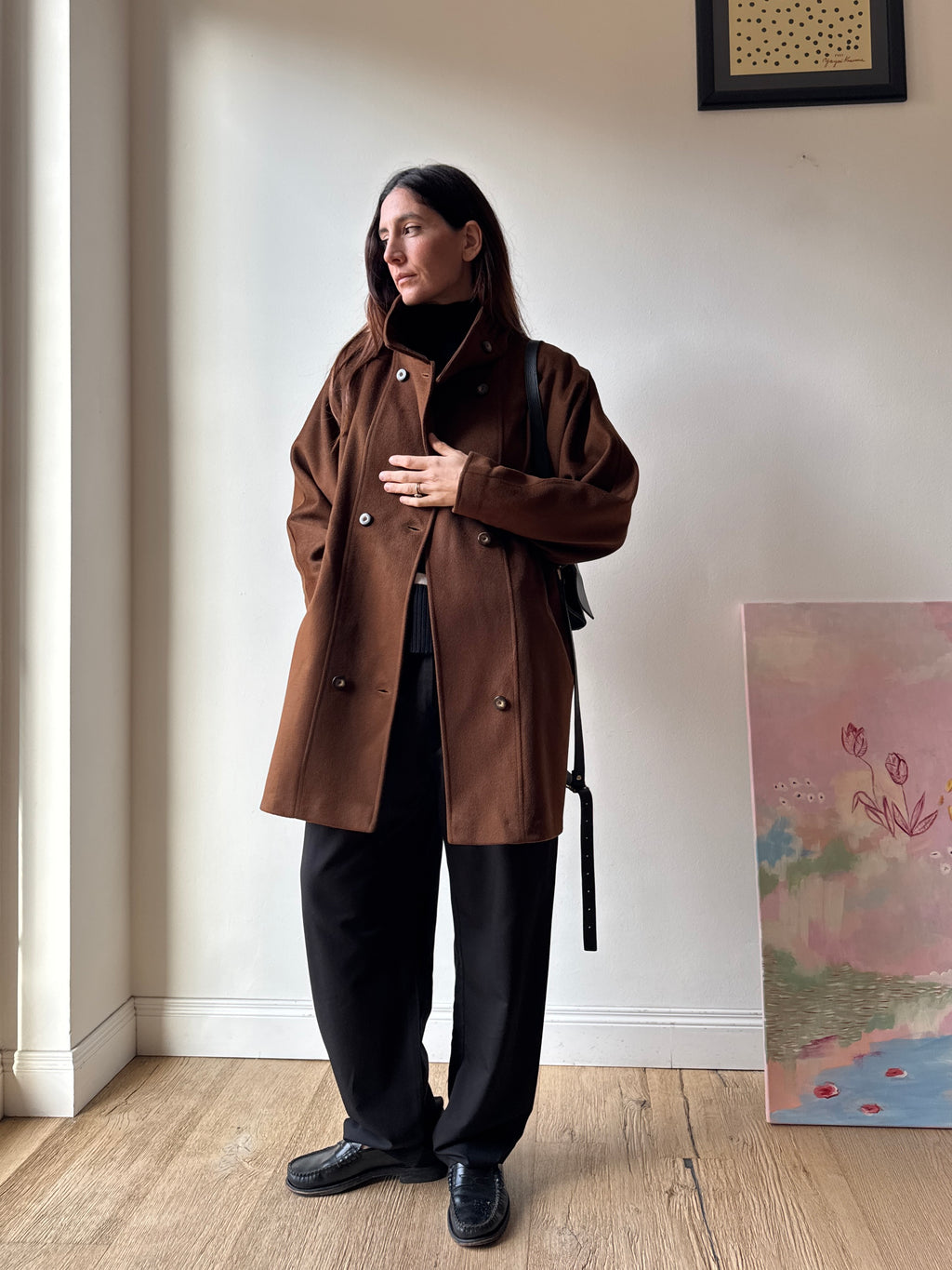 CAPPOTTO NOCCIOLA MIDI