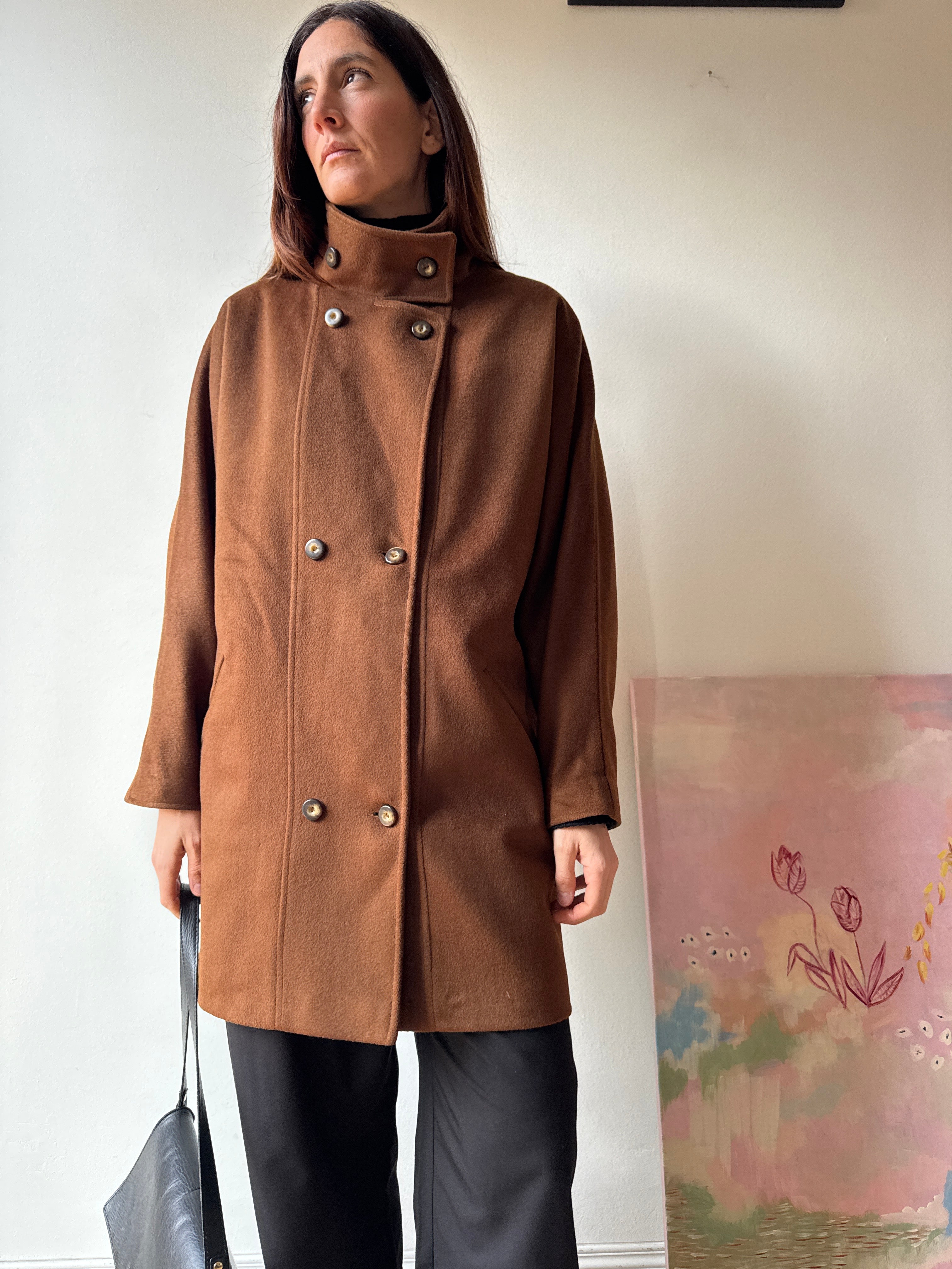 CAPPOTTO NOCCIOLA MIDI