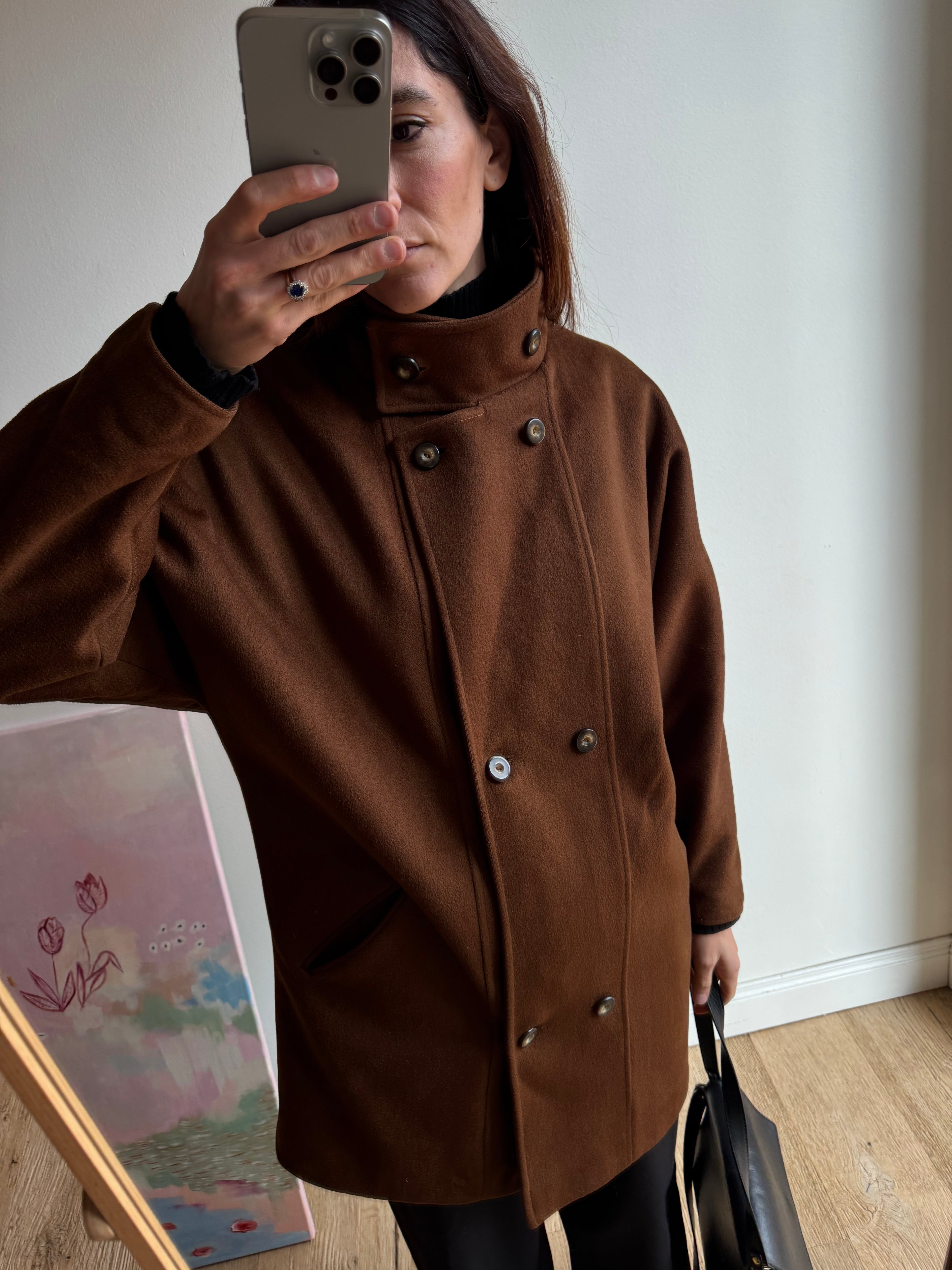 CAPPOTTO NOCCIOLA MIDI