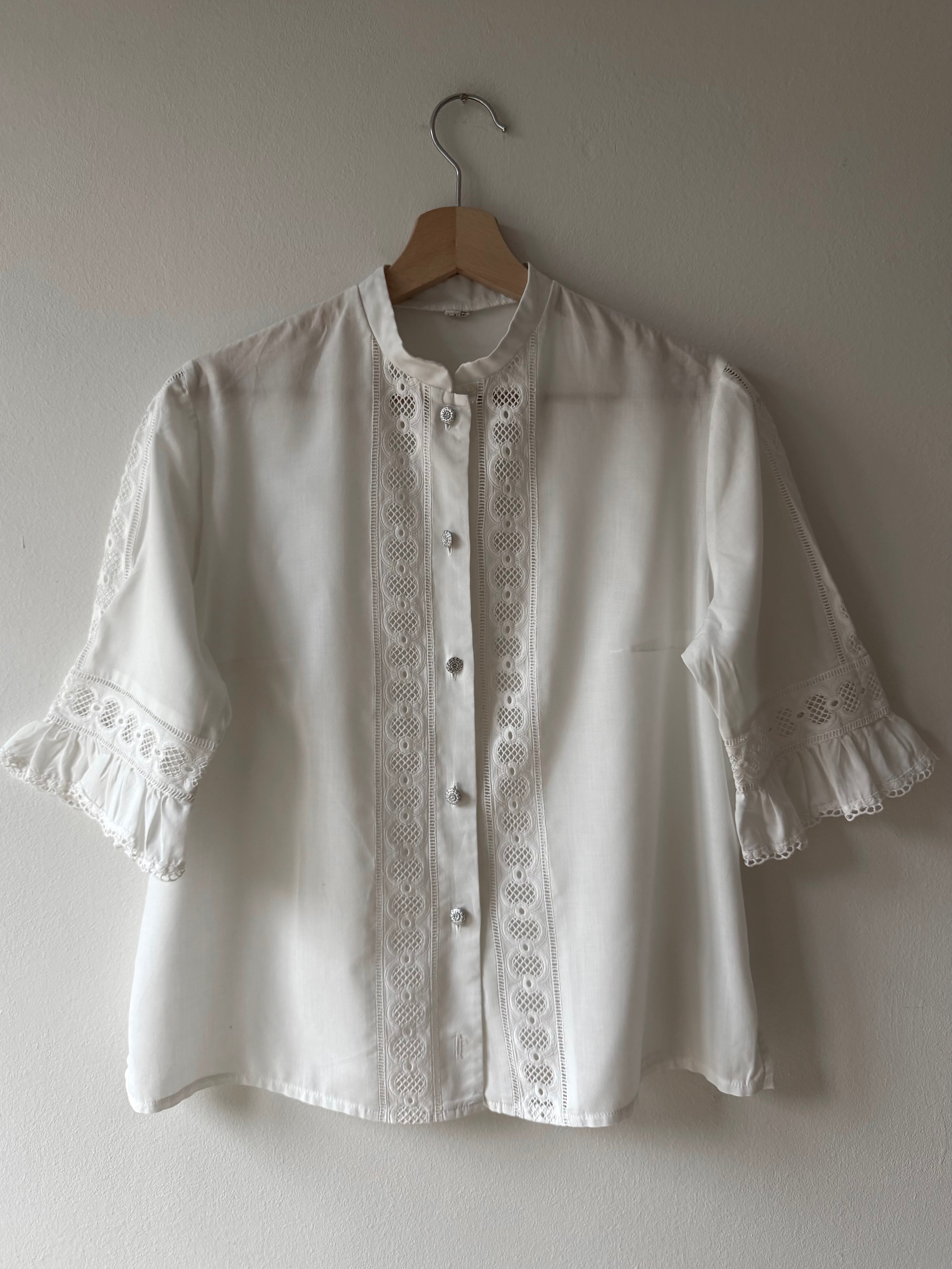 CAMICIA BIANCA DECORATA