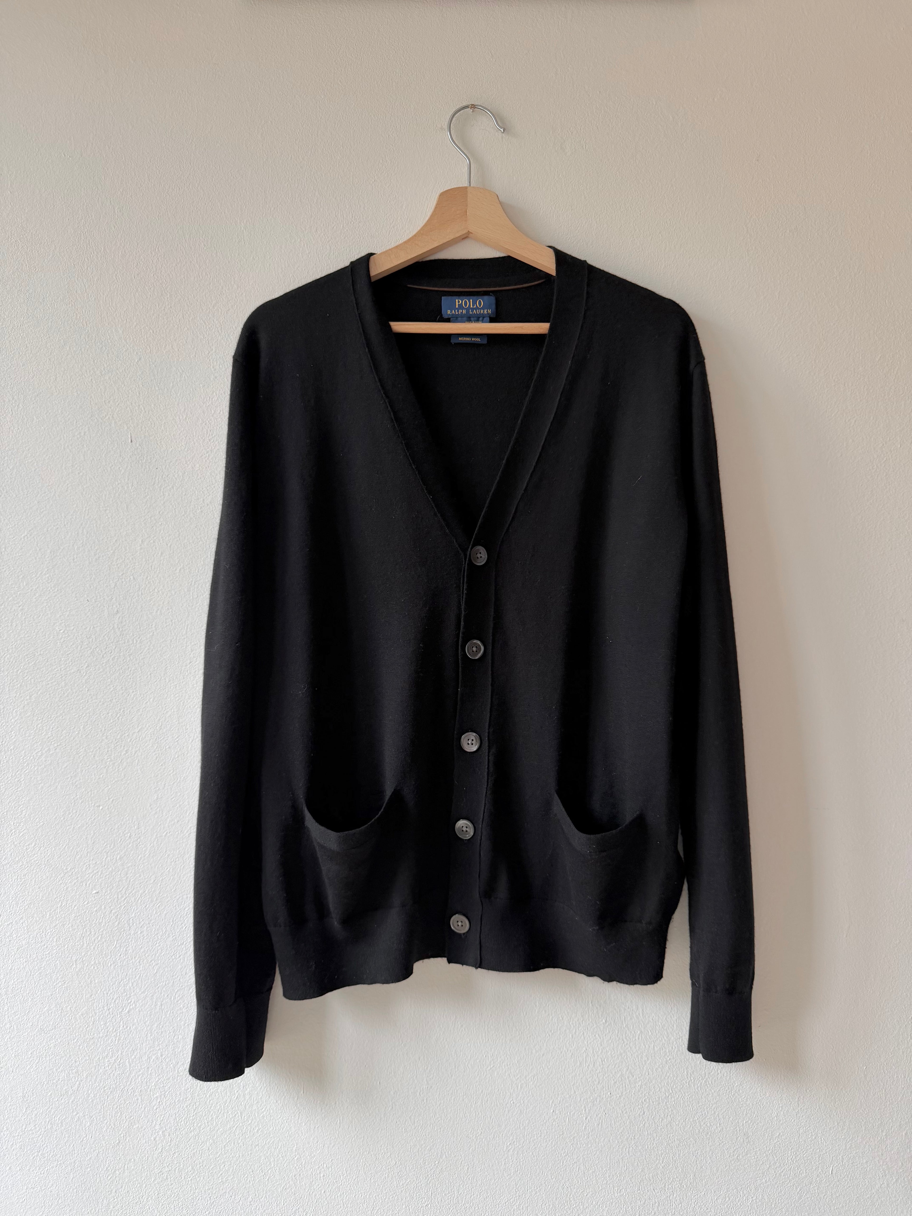 CARDIGAN NERO RALPH LAUREN