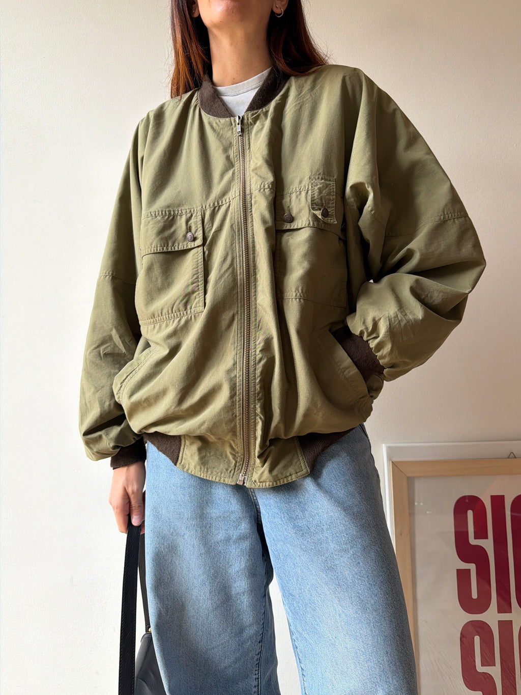 BOMBER VERDE KAKI