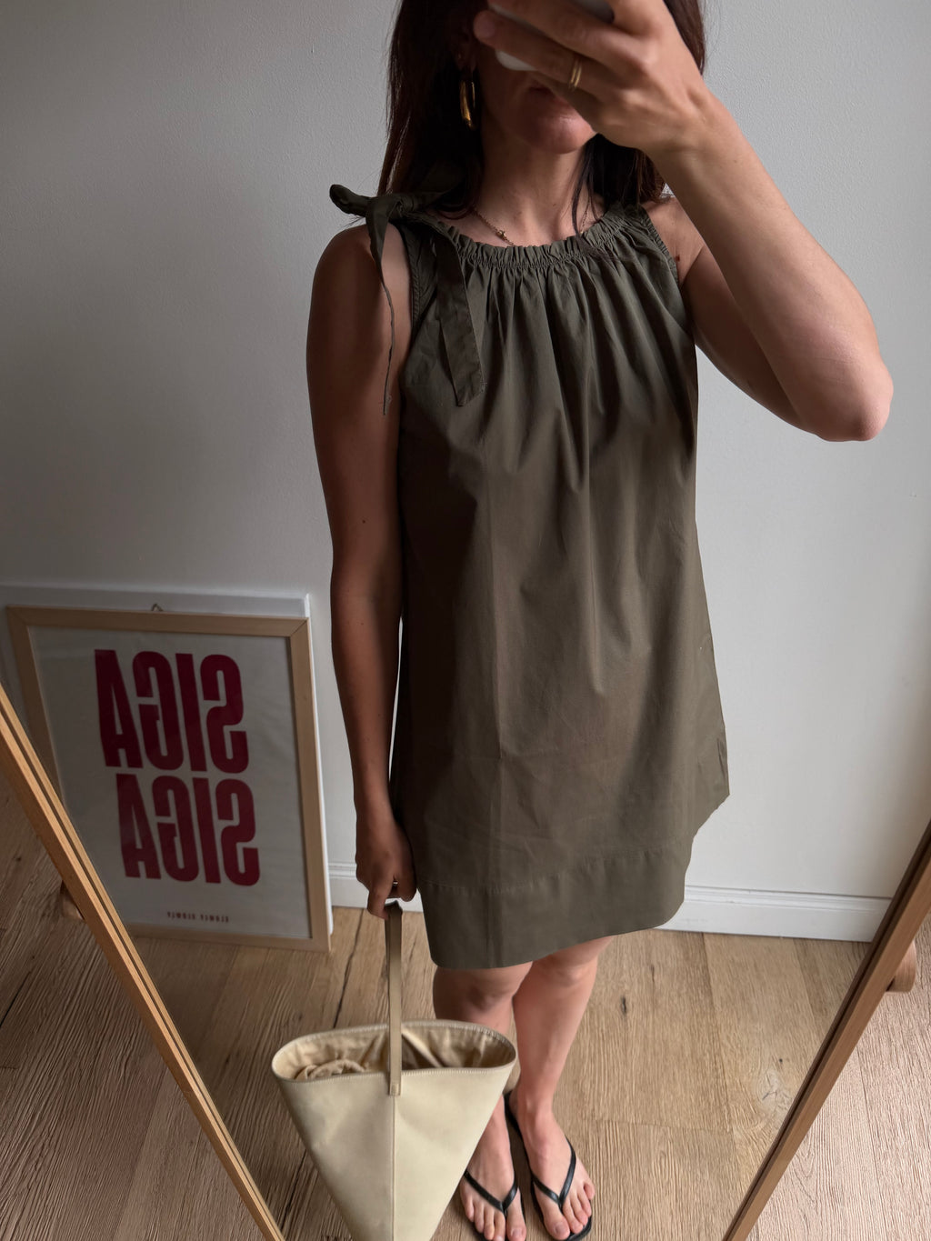MINIDRESS KAKI