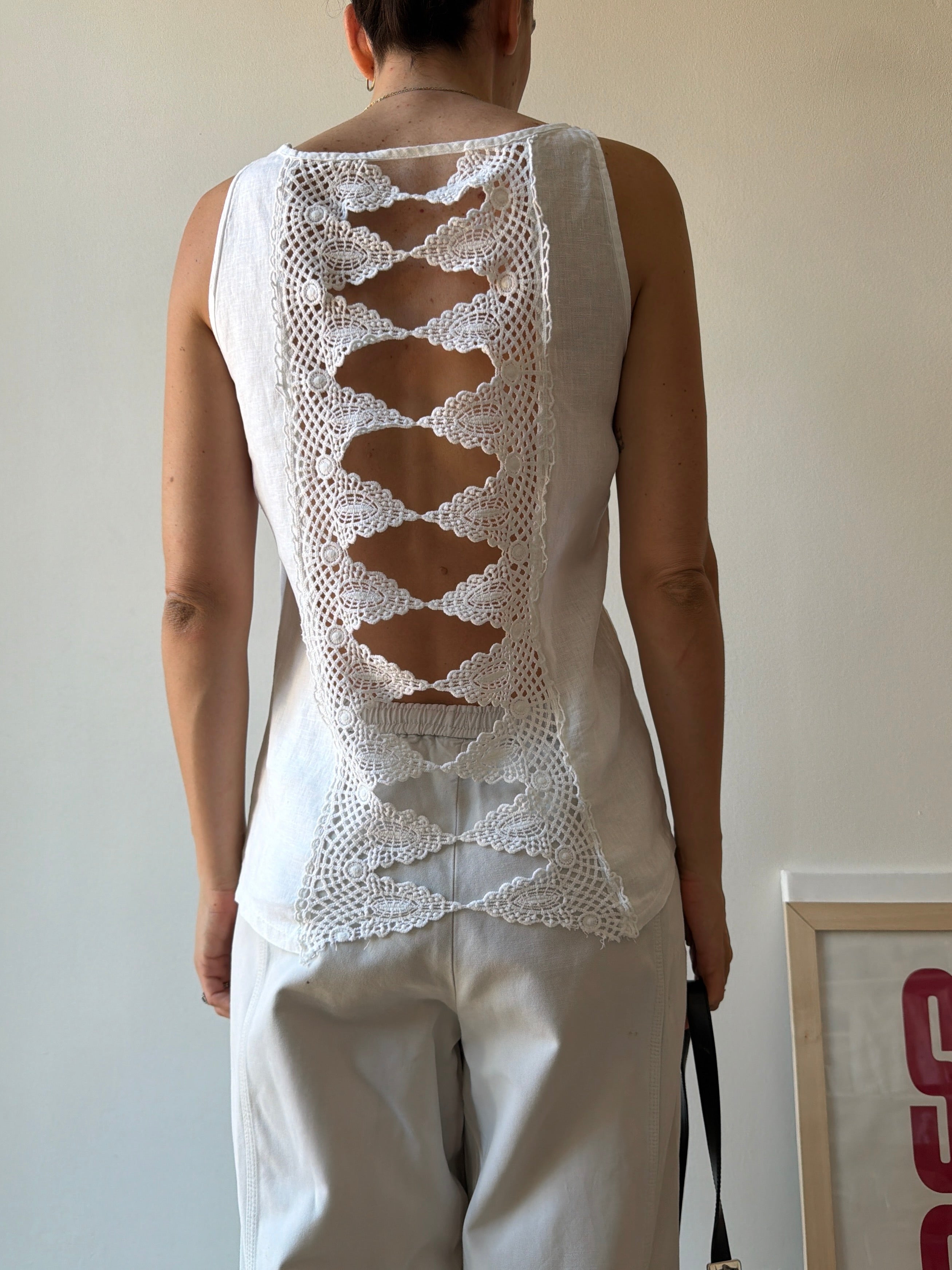 TOP IN LINO APERTO