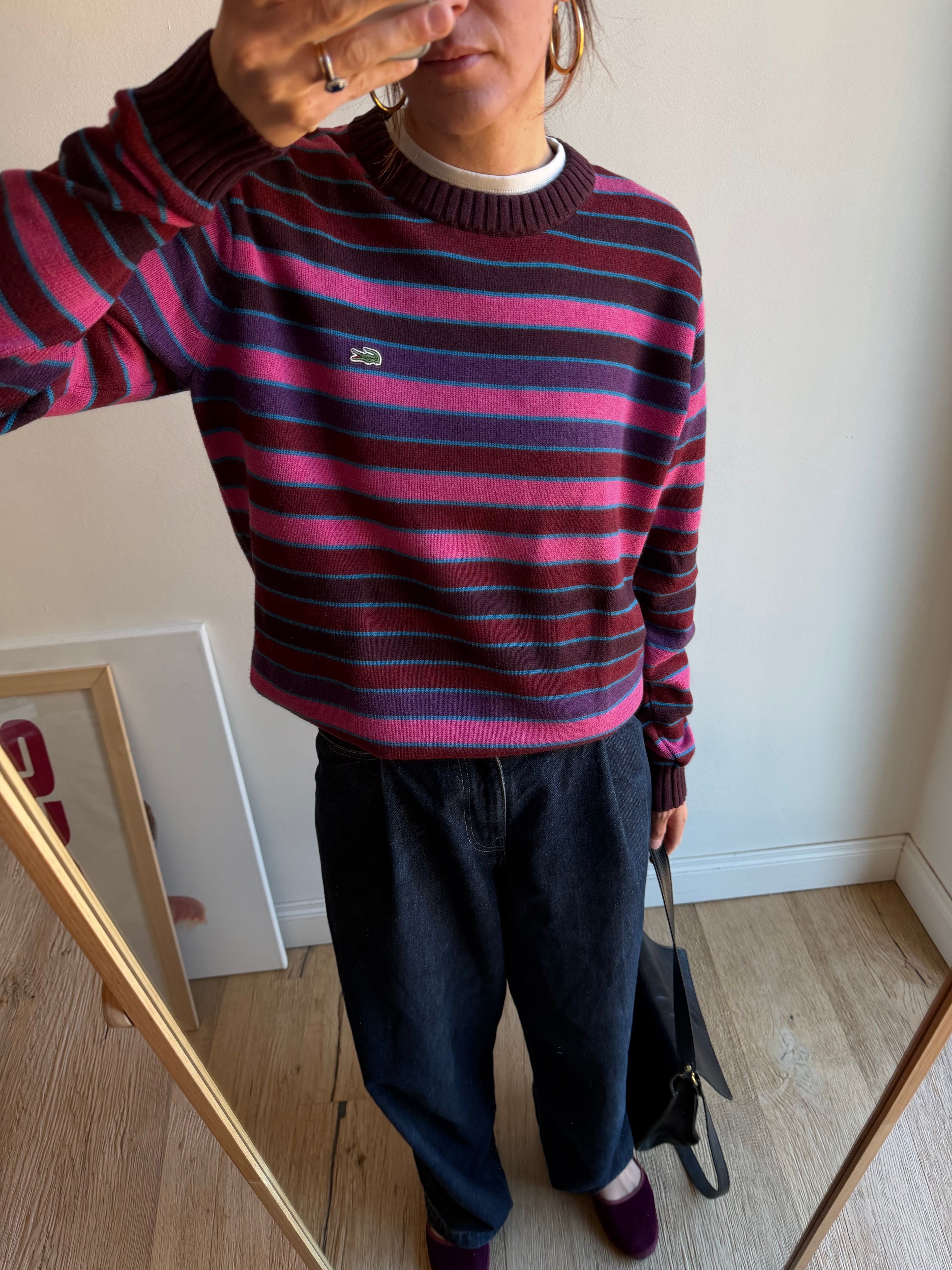 MAGLIONE LACOSTE IN COTONE