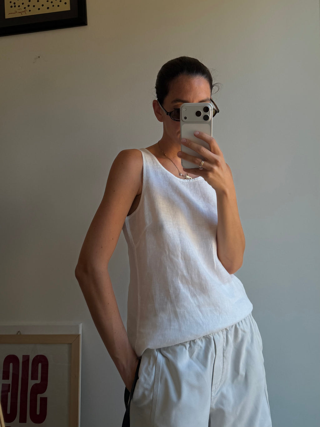 TOP IN LINO APERTO