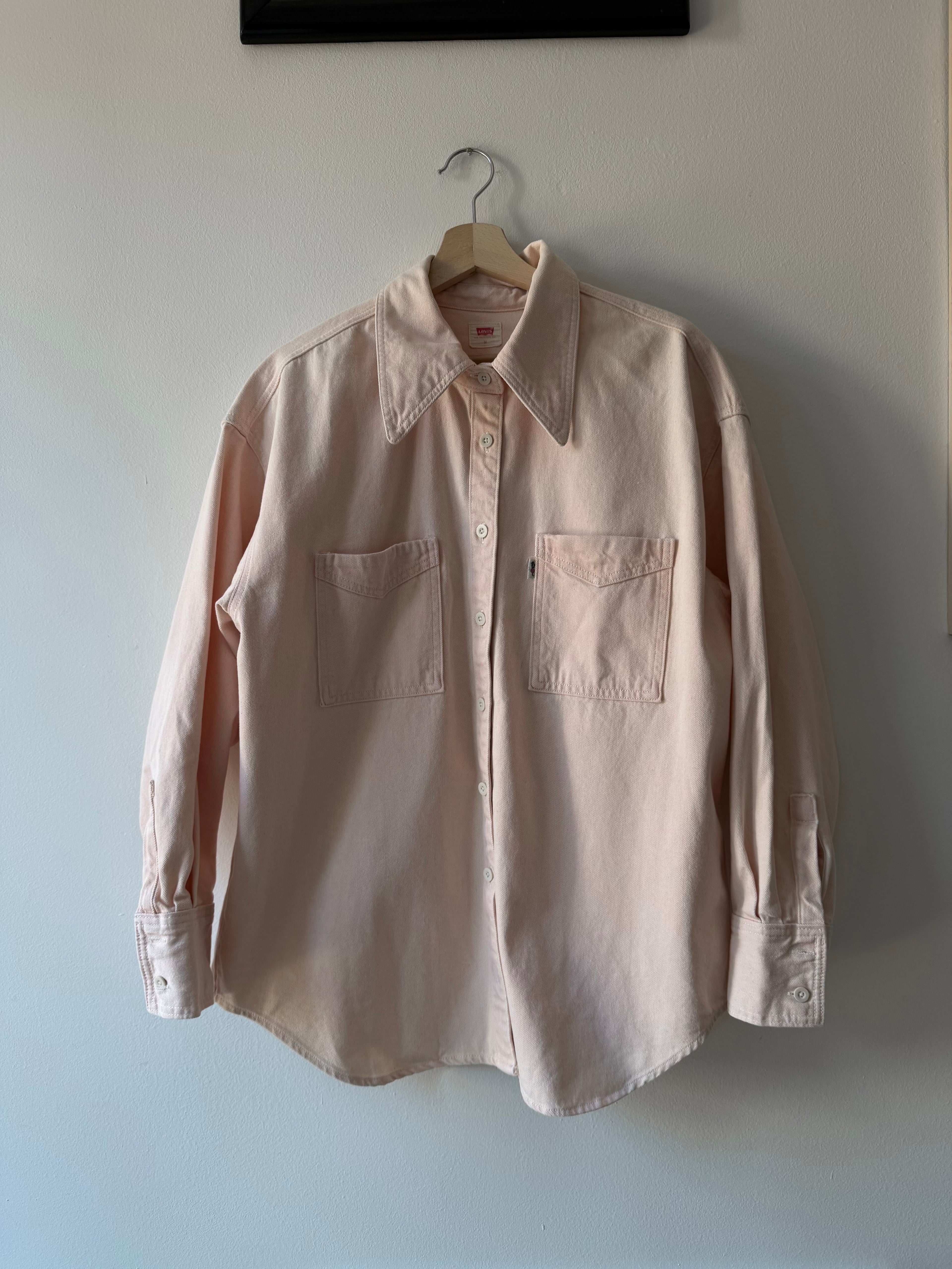OVERSHIRT IN DENIM ROSA