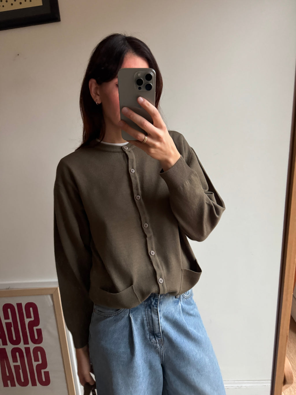CARDIGAN OLIVA