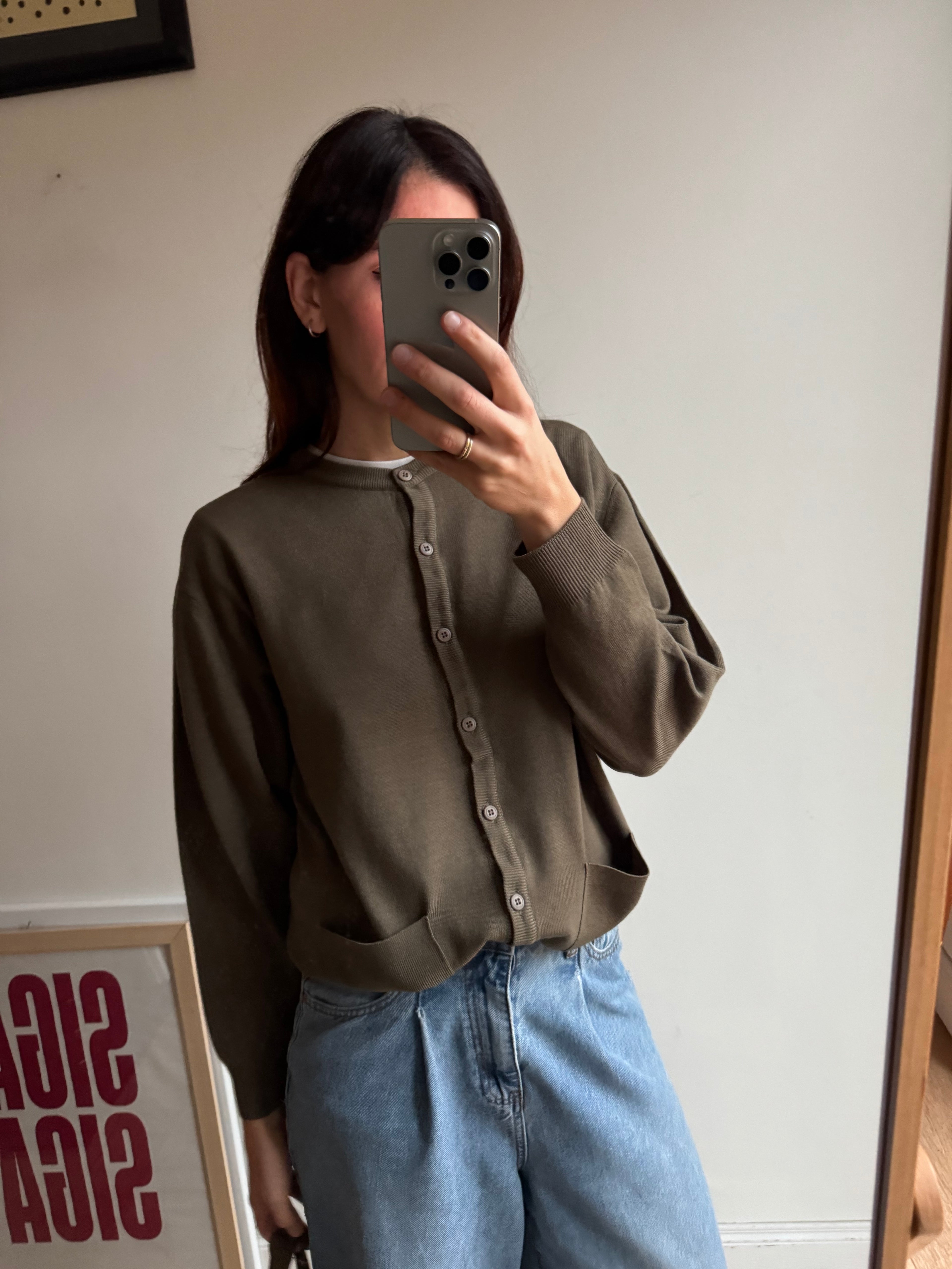 CARDIGAN OLIVA