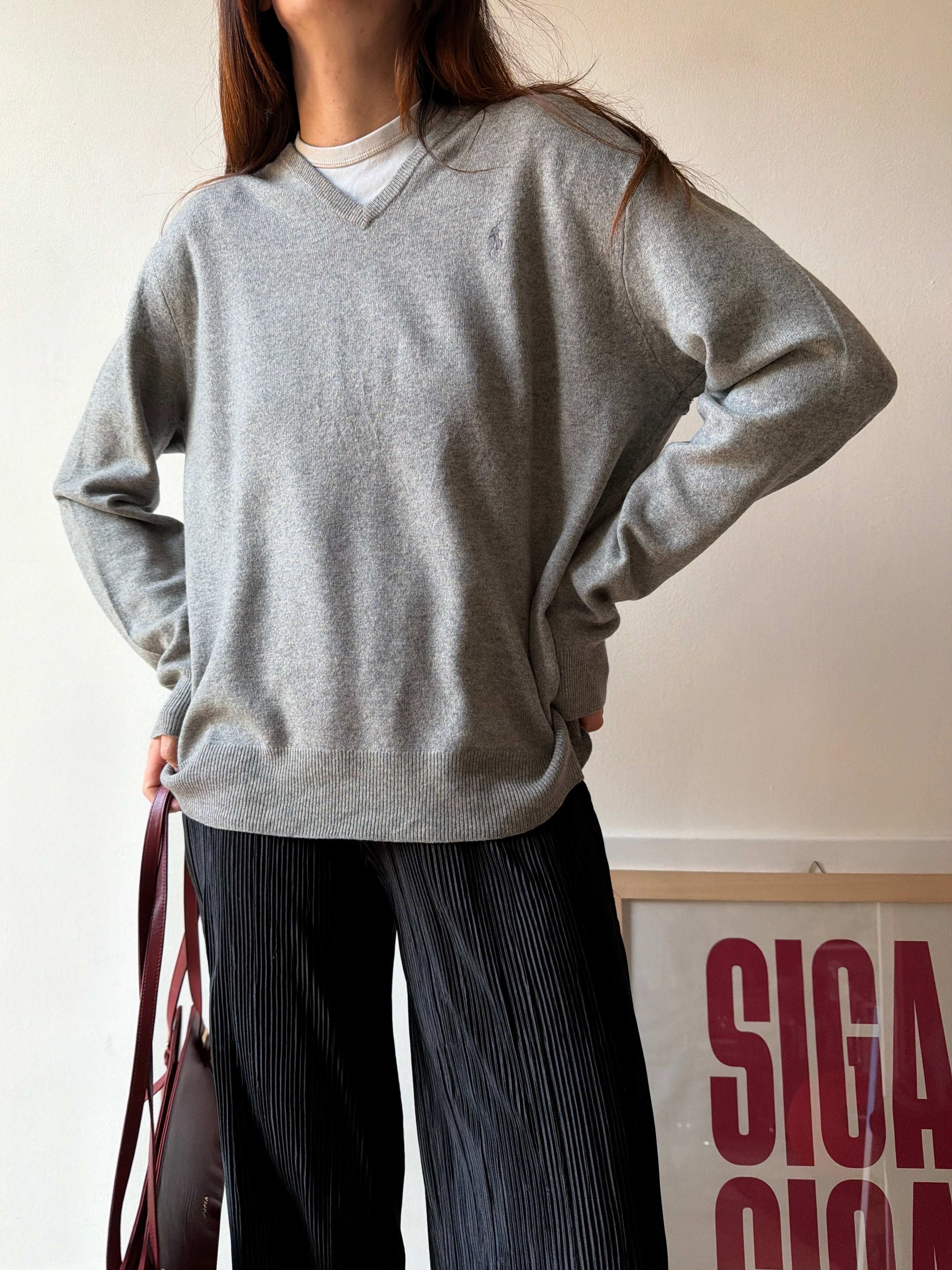 MAGLIONCINO RALPH LAUREN GRIGIO