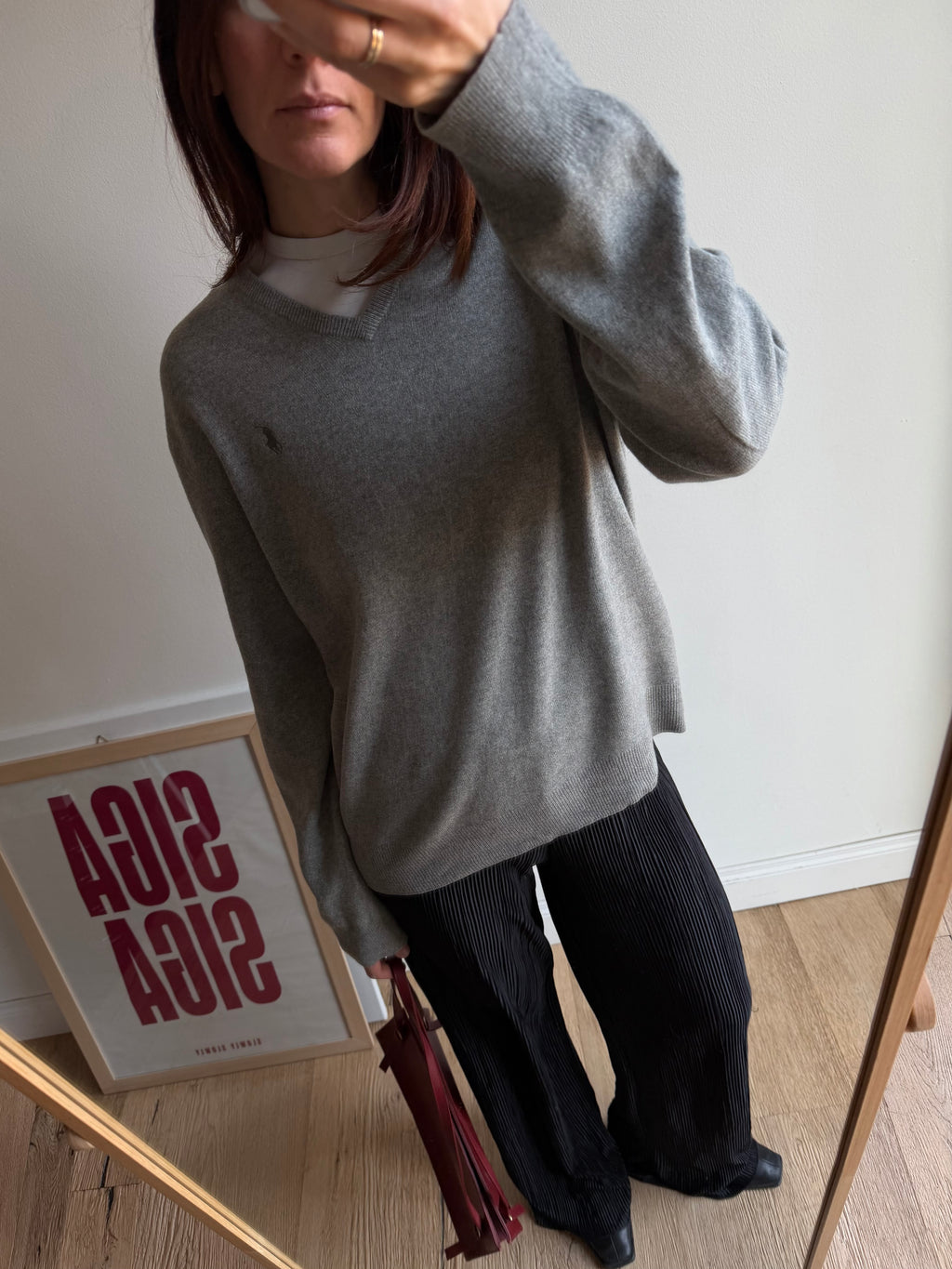 MAGLIONCINO RALPH LAUREN GRIGIO