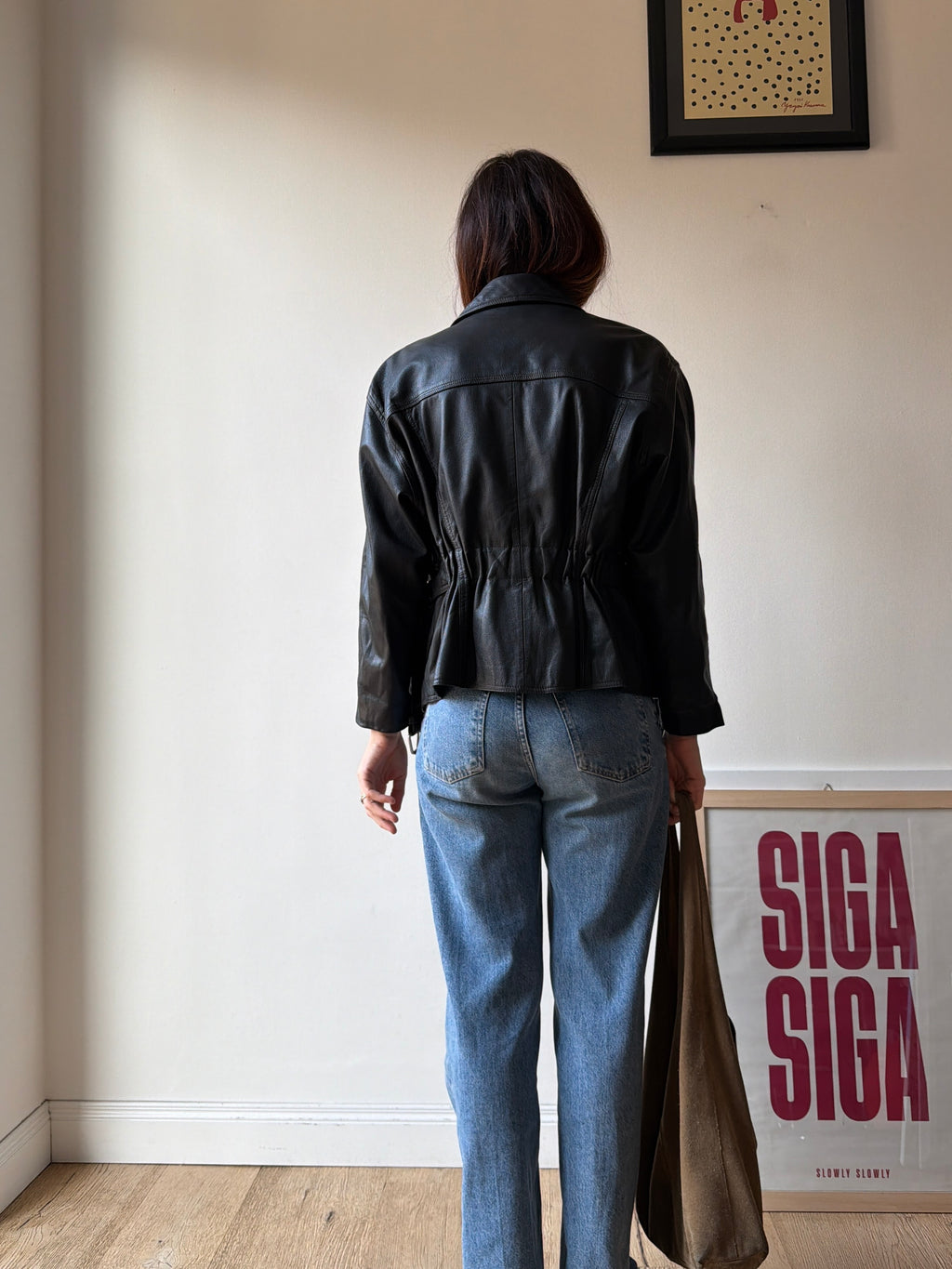 GIACCA CHIODO IN PELLE