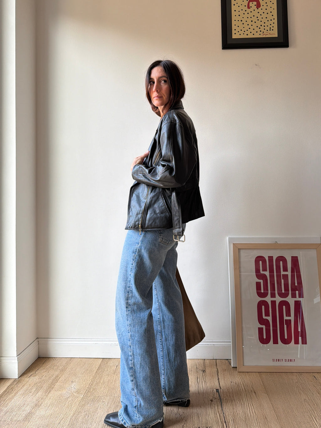 GIACCA CHIODO IN PELLE