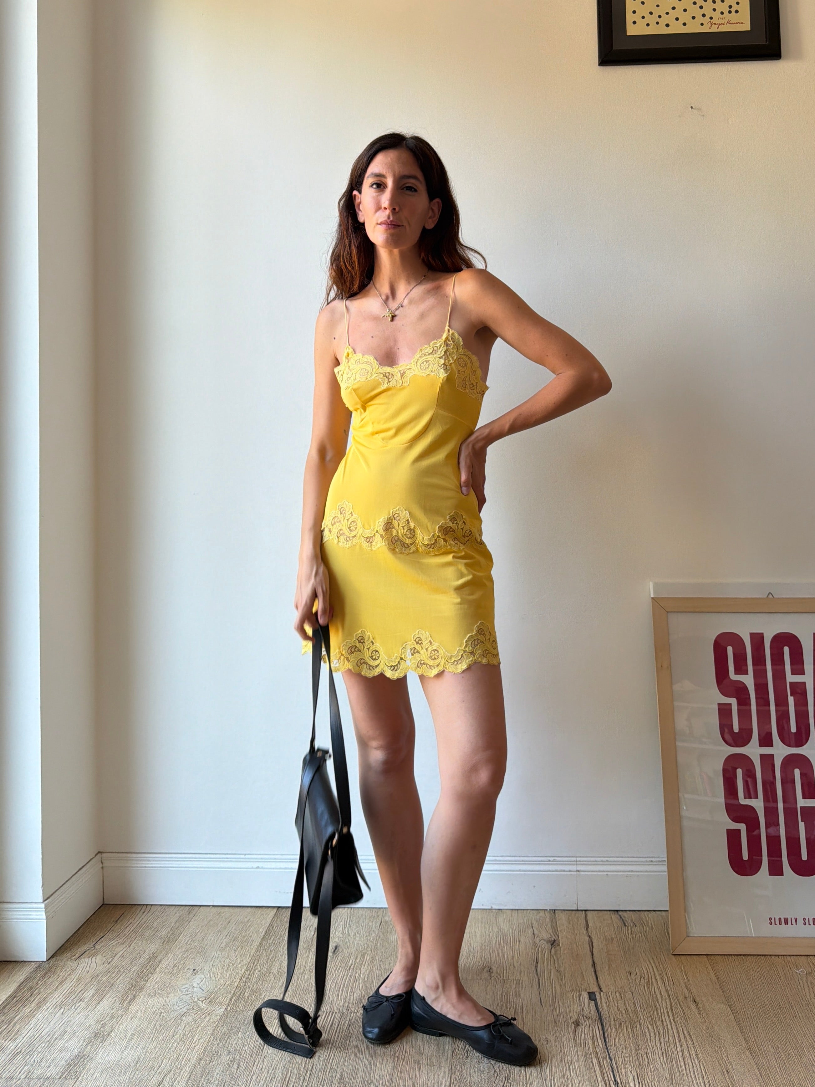 MINIDRESS GIALLO