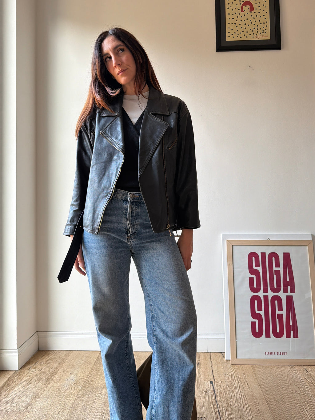 GIACCA CHIODO IN PELLE