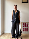 GILET LINO NERO