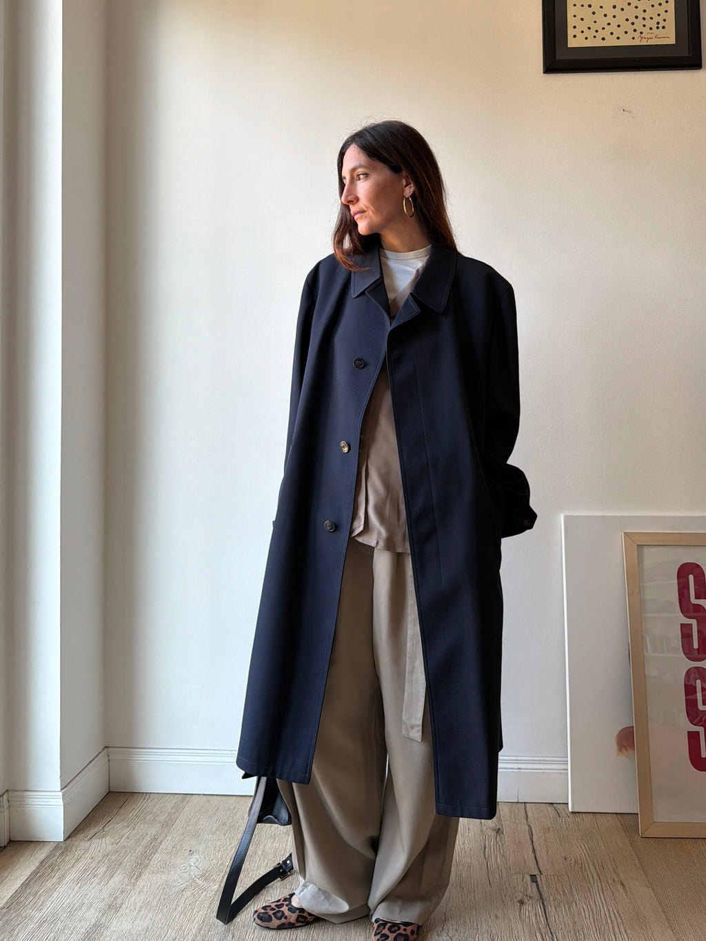 TRENCH OVER BLU NAVY