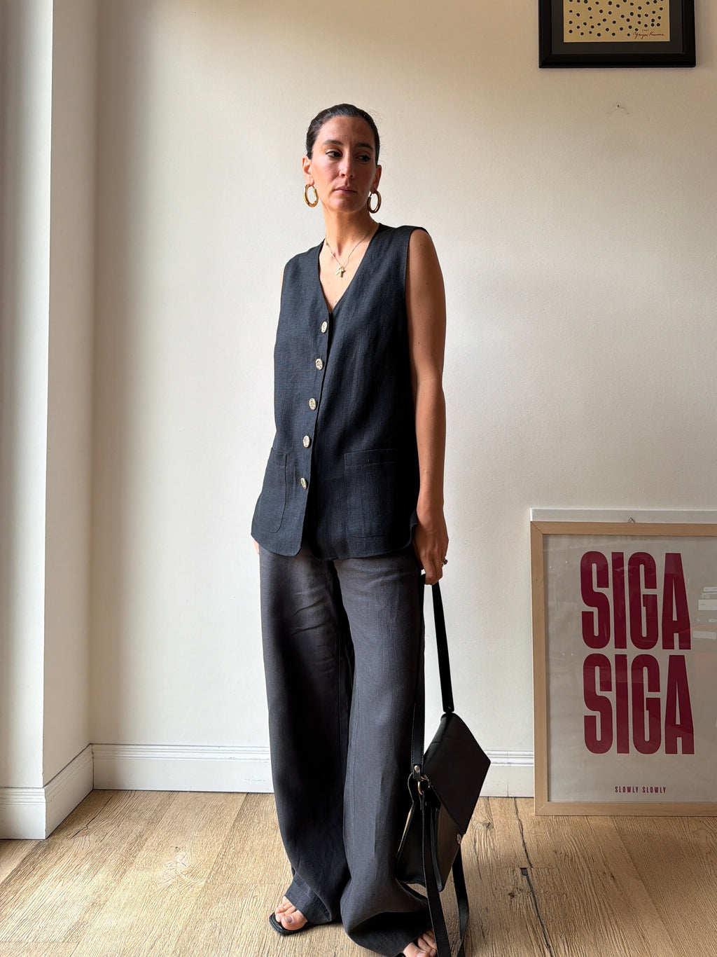 GILET LINO NERO