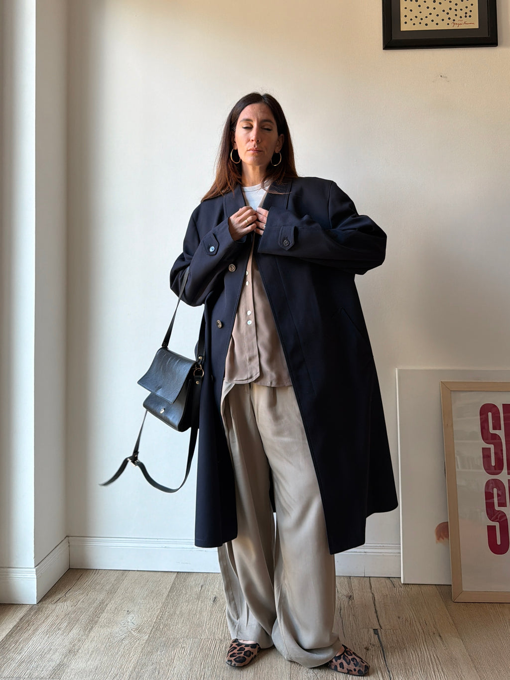 TRENCH OVER BLU NAVY