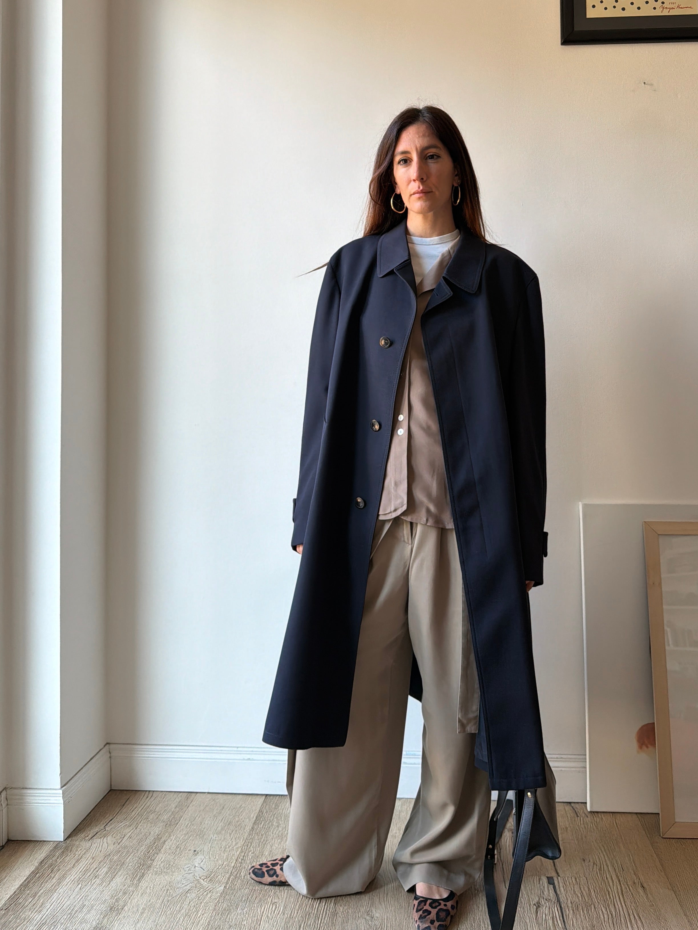 TRENCH OVER BLU NAVY