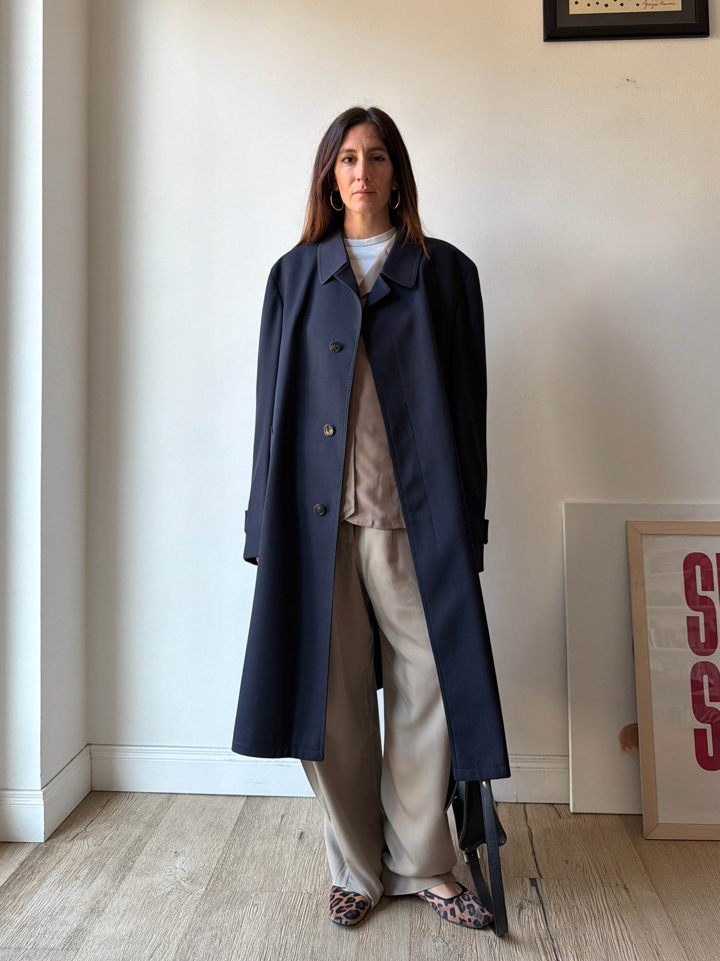 TRENCH OVER BLU NAVY
