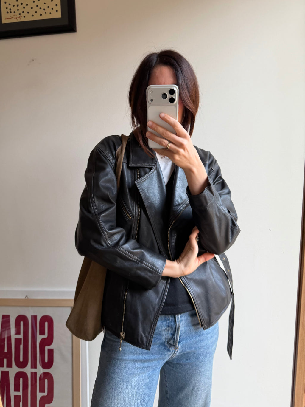 GIACCA CHIODO IN PELLE