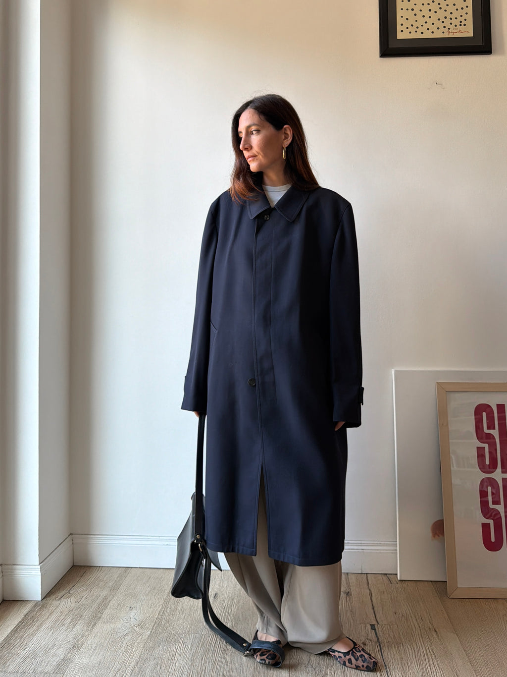 TRENCH OVER BLU NAVY