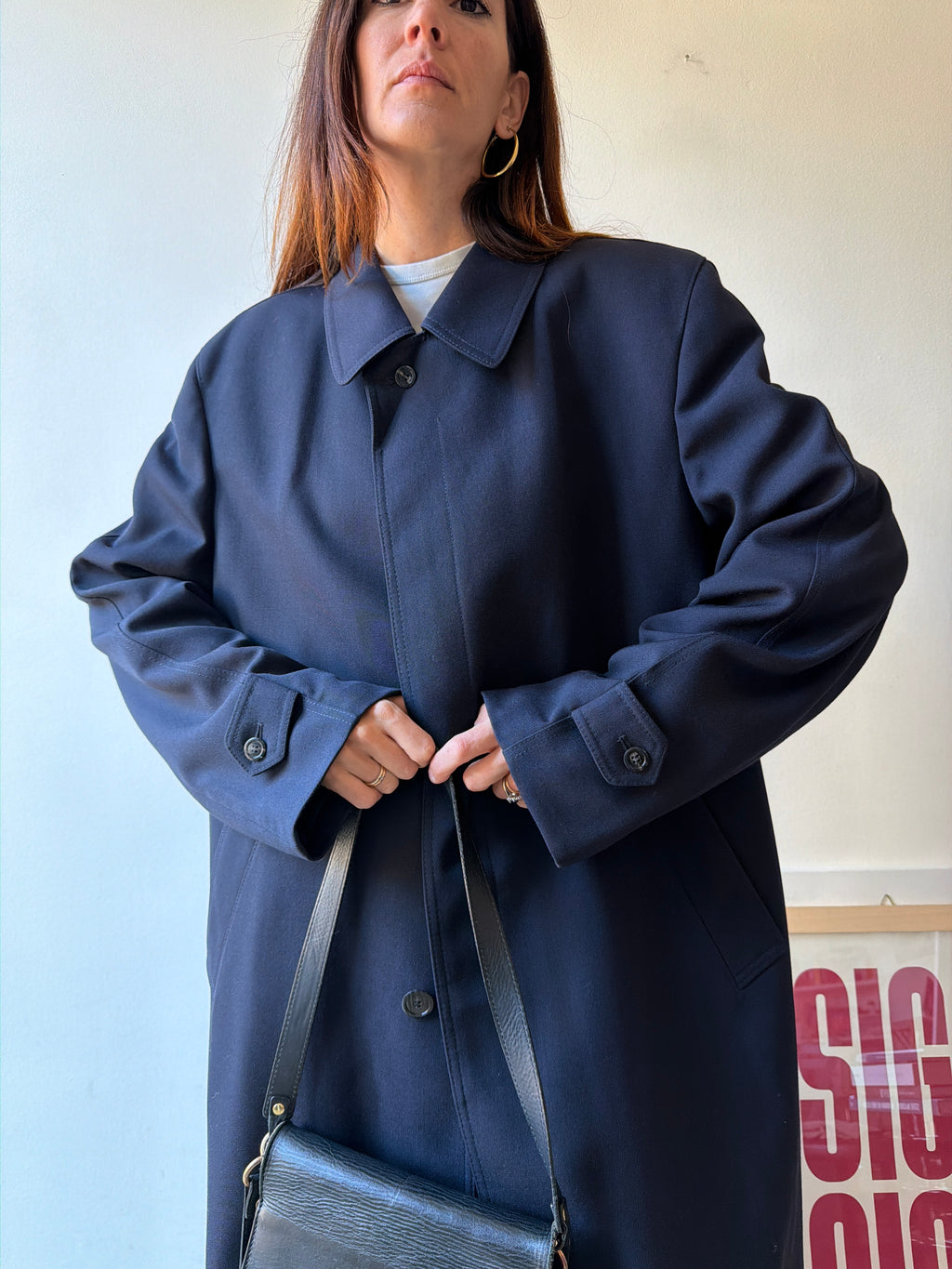 TRENCH OVER BLU NAVY