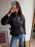 GIACCA CHIODO IN PELLE