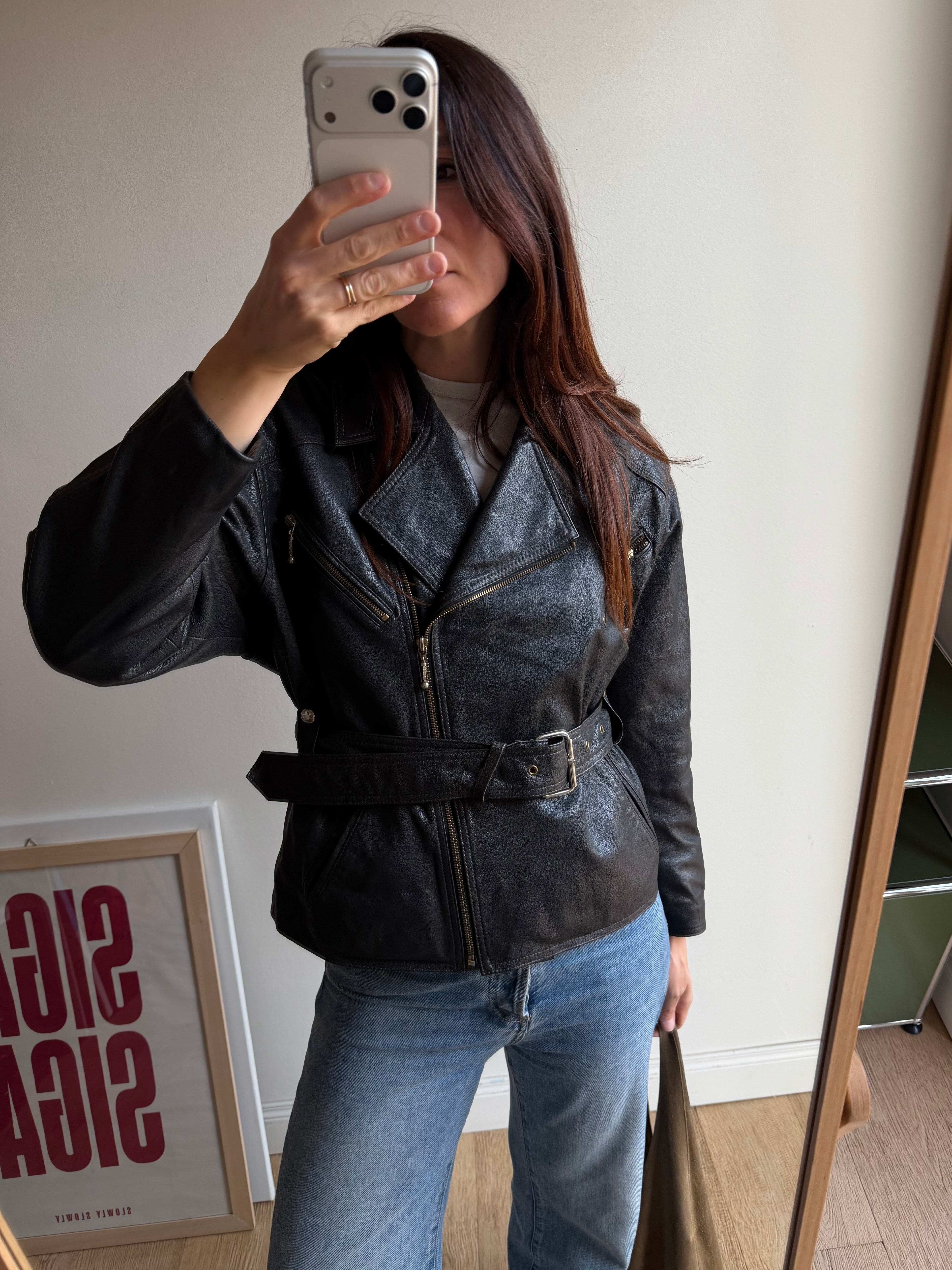 GIACCA CHIODO IN PELLE