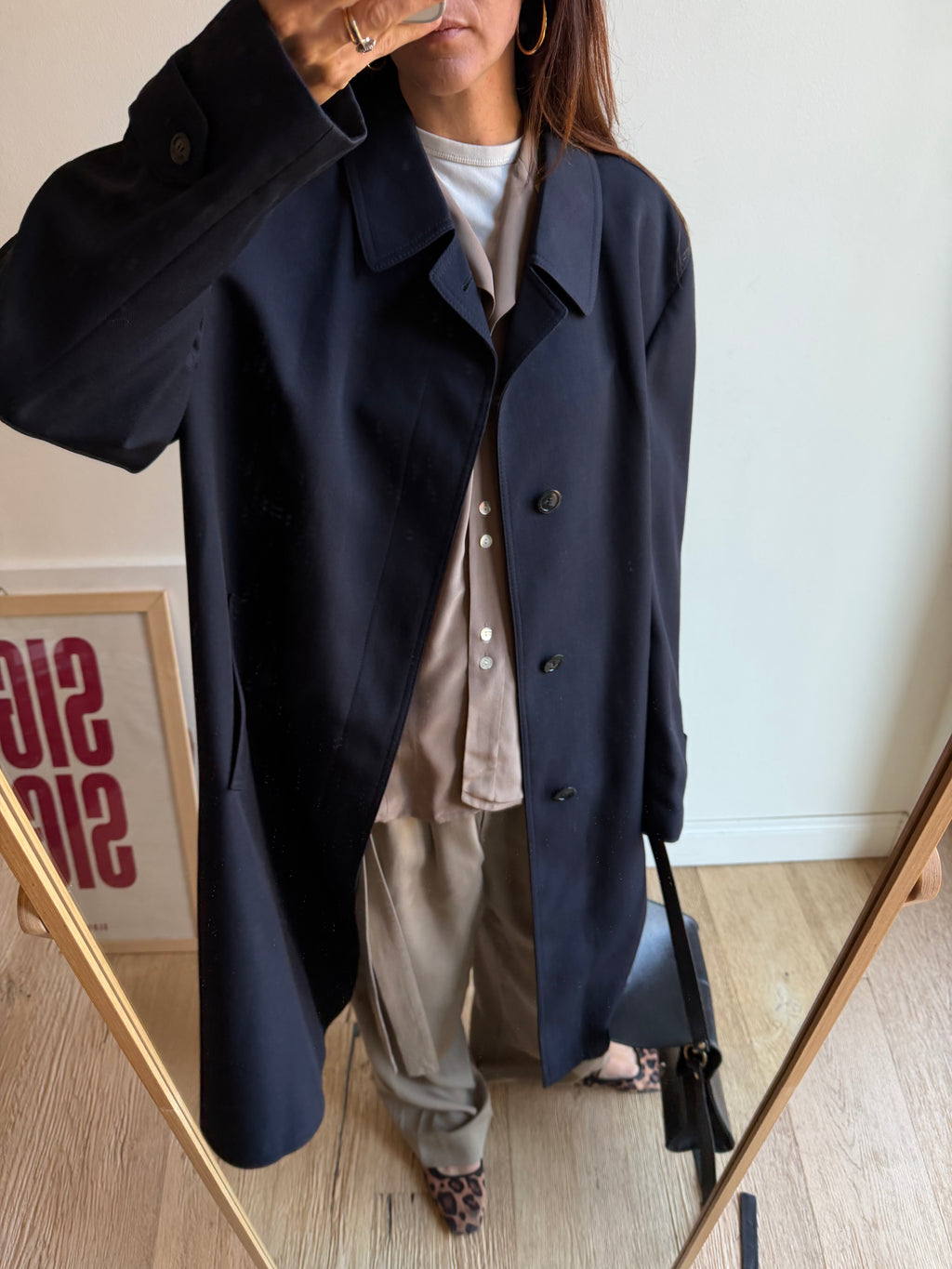TRENCH OVER BLU NAVY