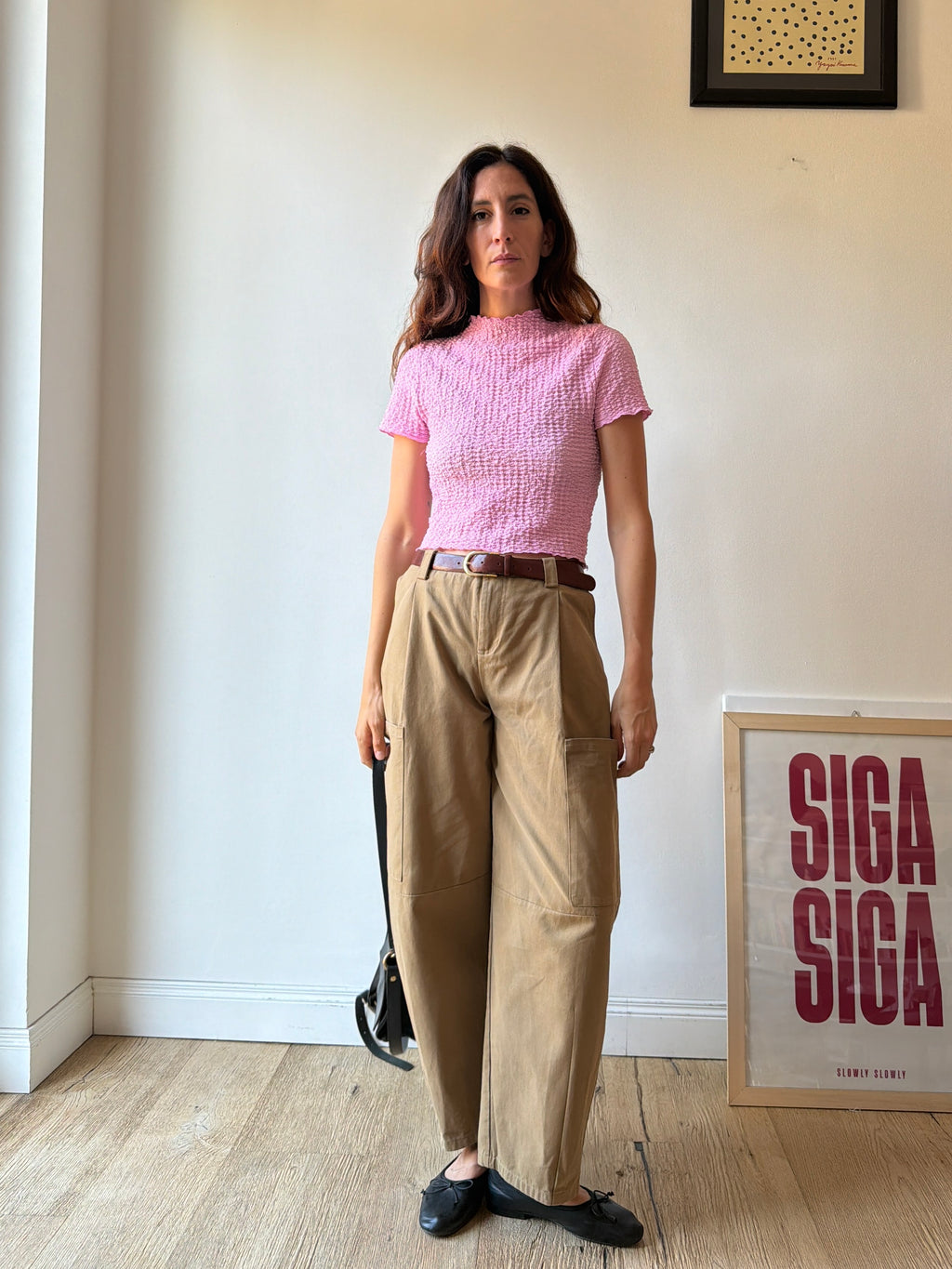 TSHIRT WAFFLE ROSA