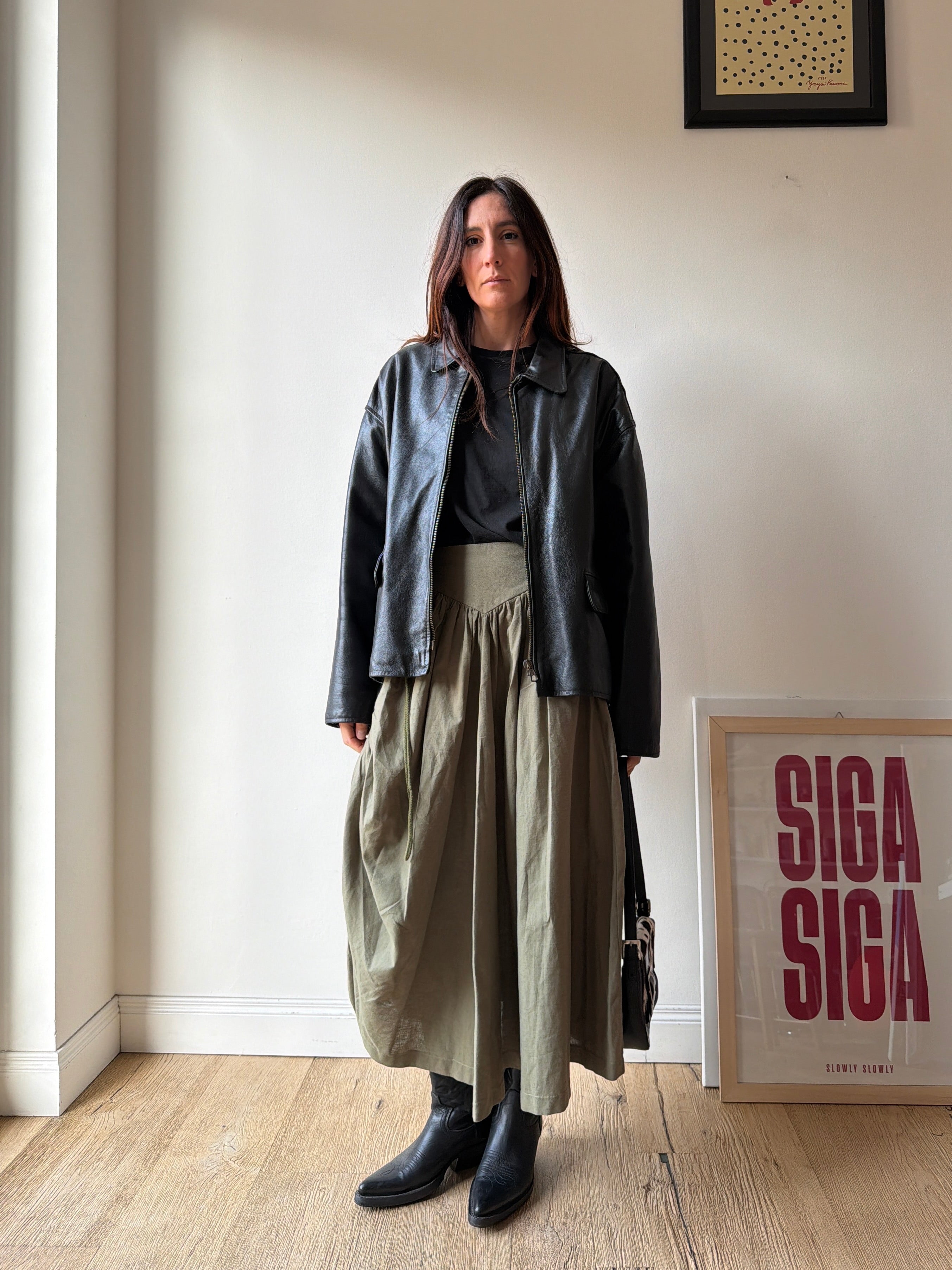 GIACCA IN PELLE OVER