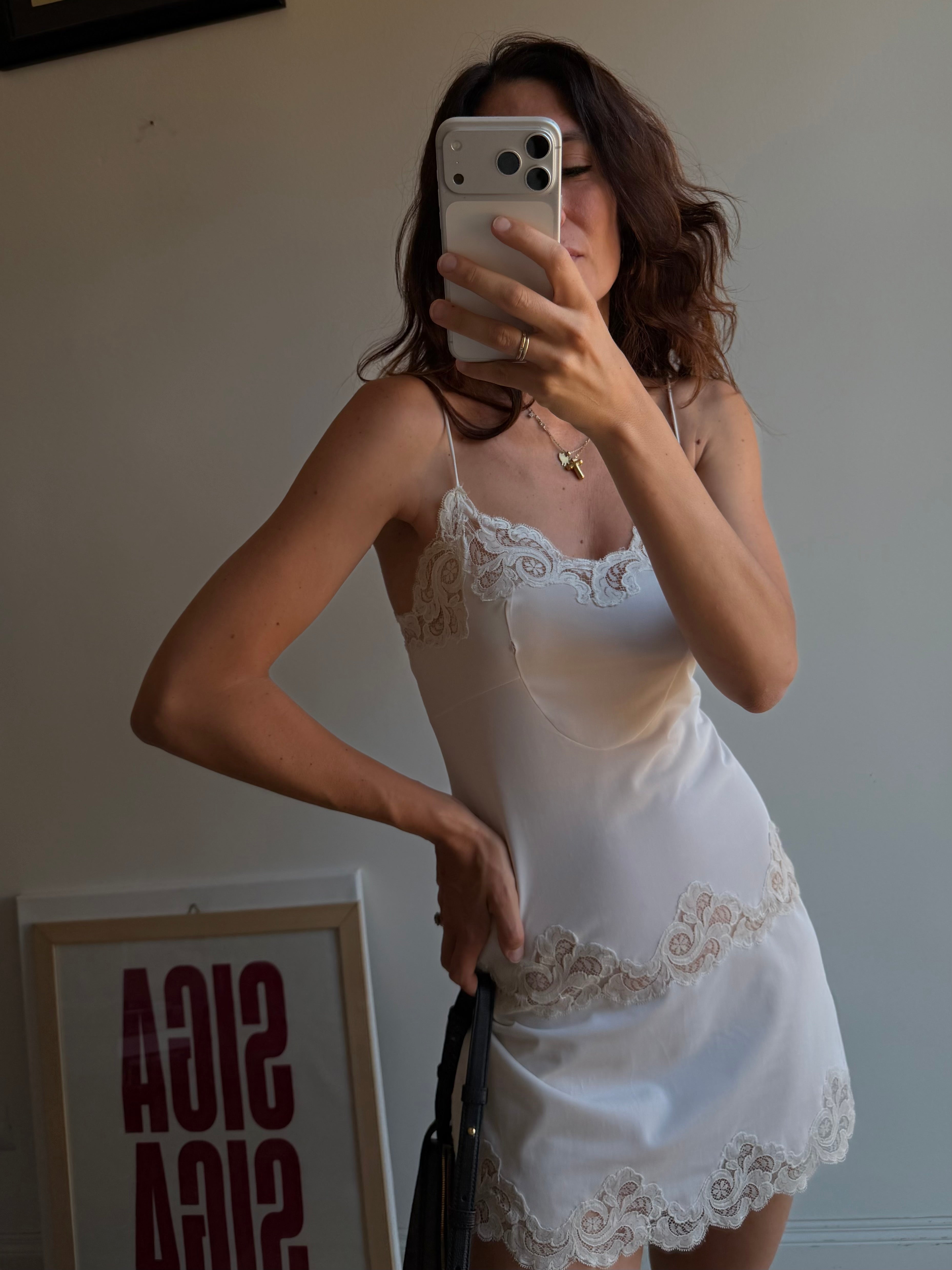 SOTTOVESTE MINIDRESS BIANCO