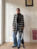 CAPPOTTO A QUADRI IN LANA