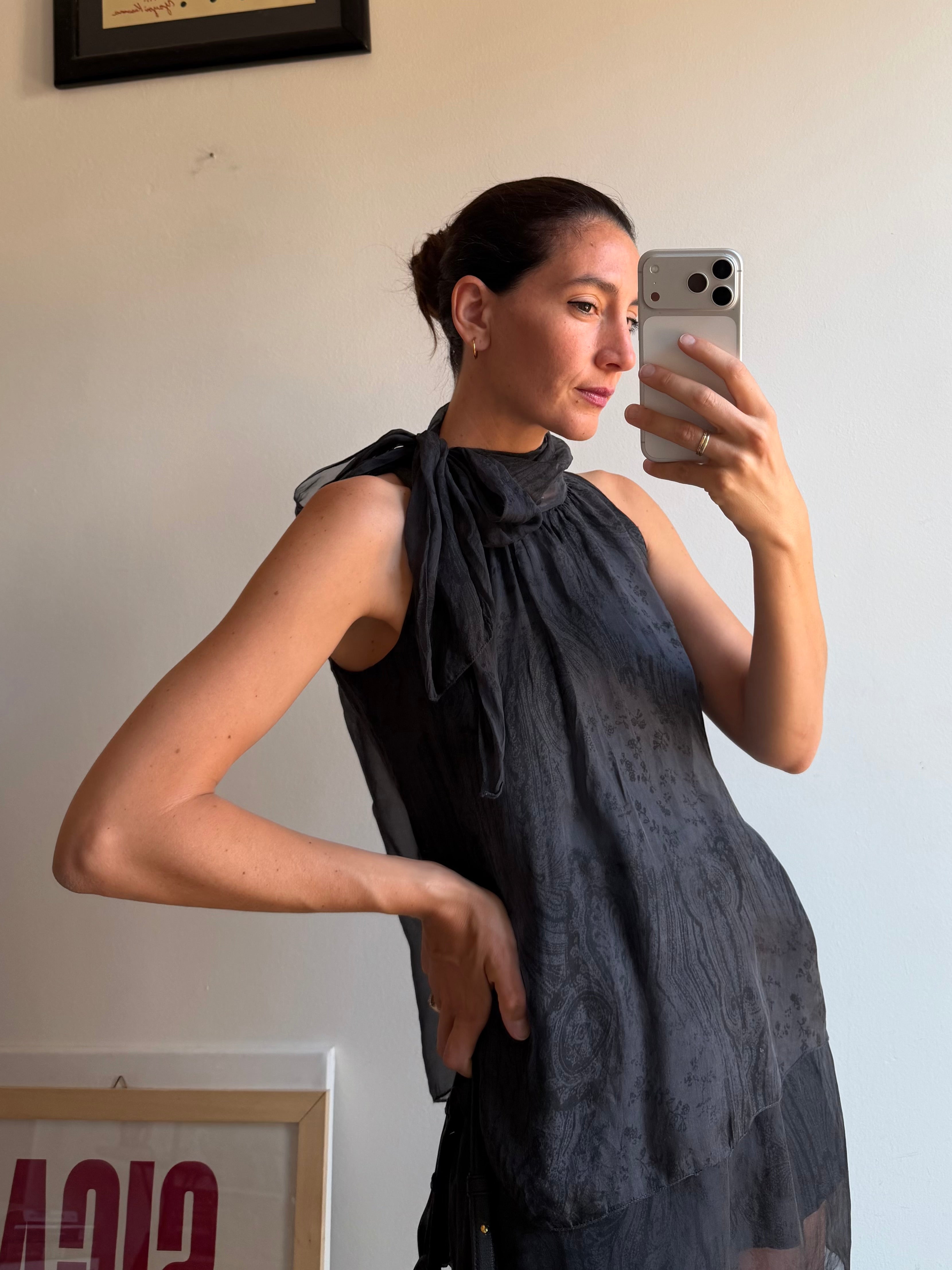 MINIDRESS IN SETA