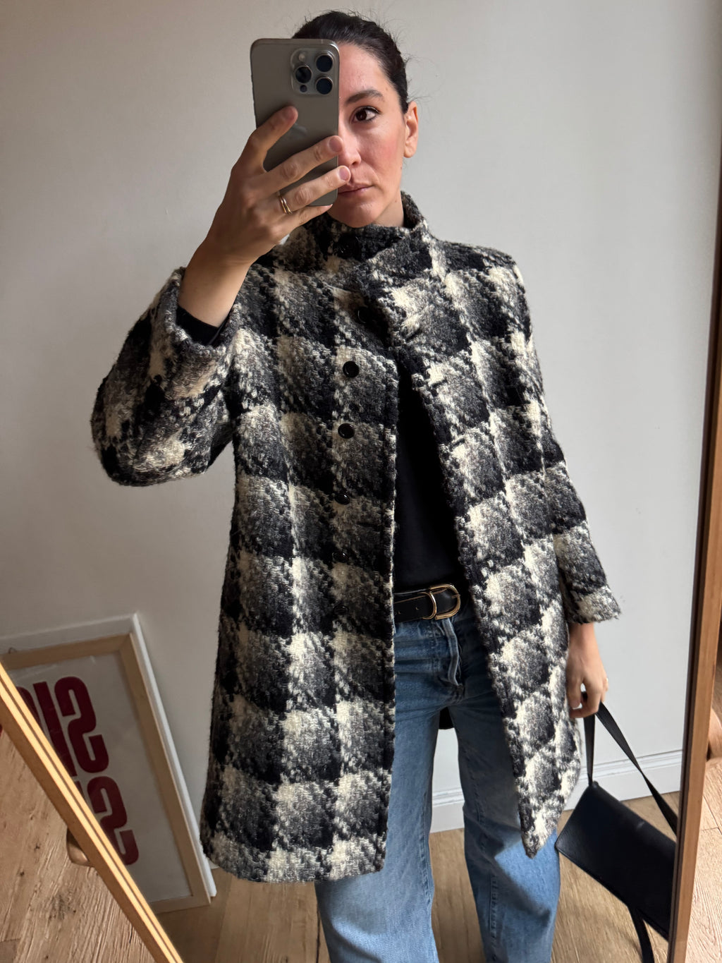 CAPPOTTO A QUADRI IN LANA