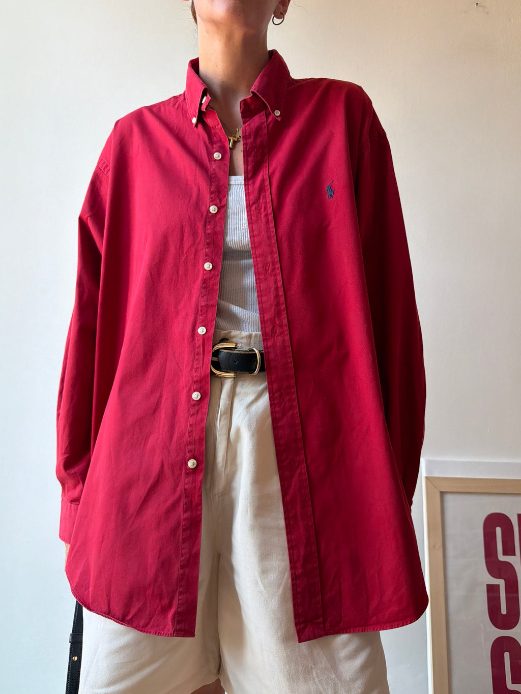CAMICIA ROSSA RALPH LAUREN