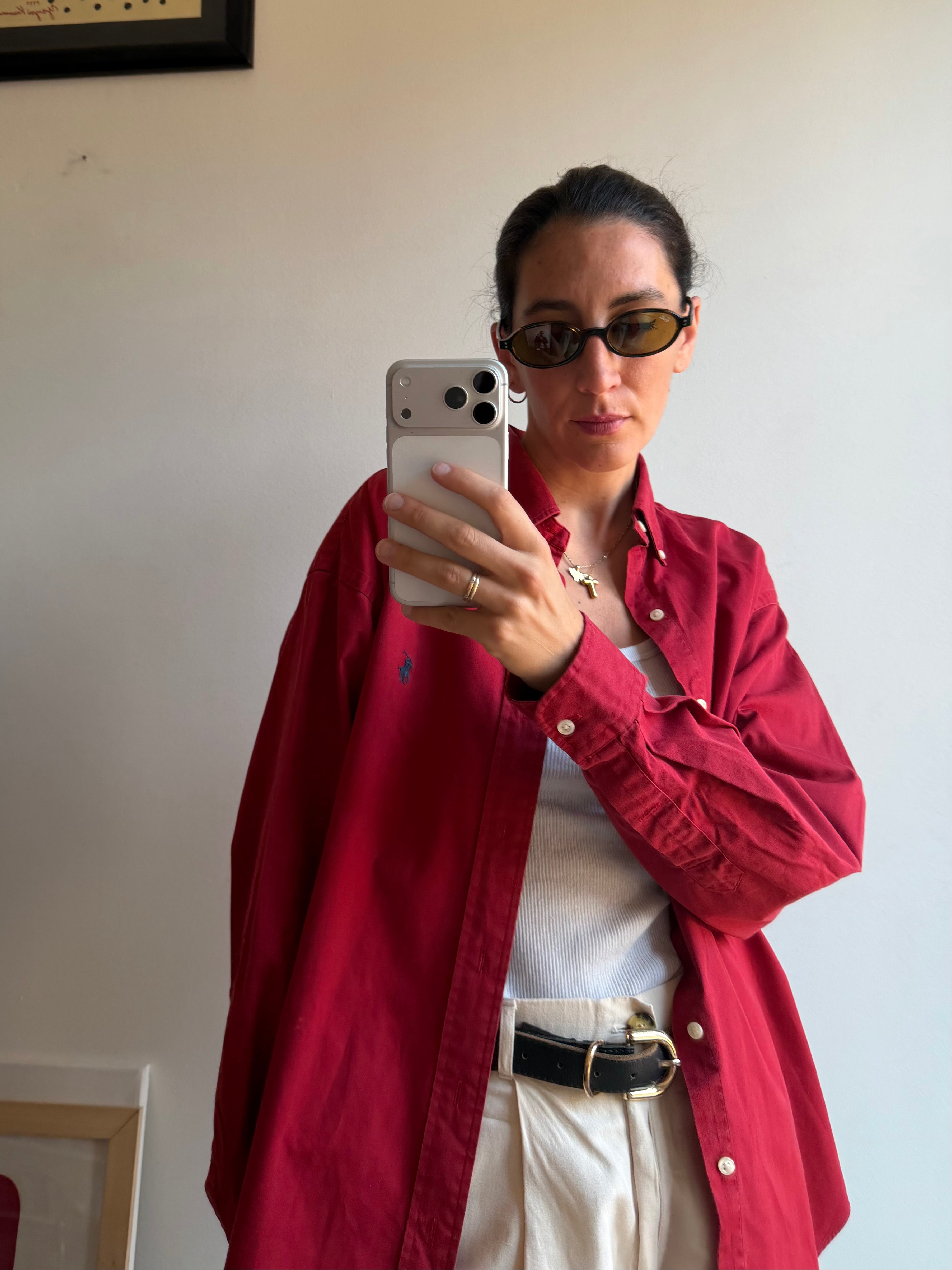CAMICIA ROSSA RALPH LAUREN