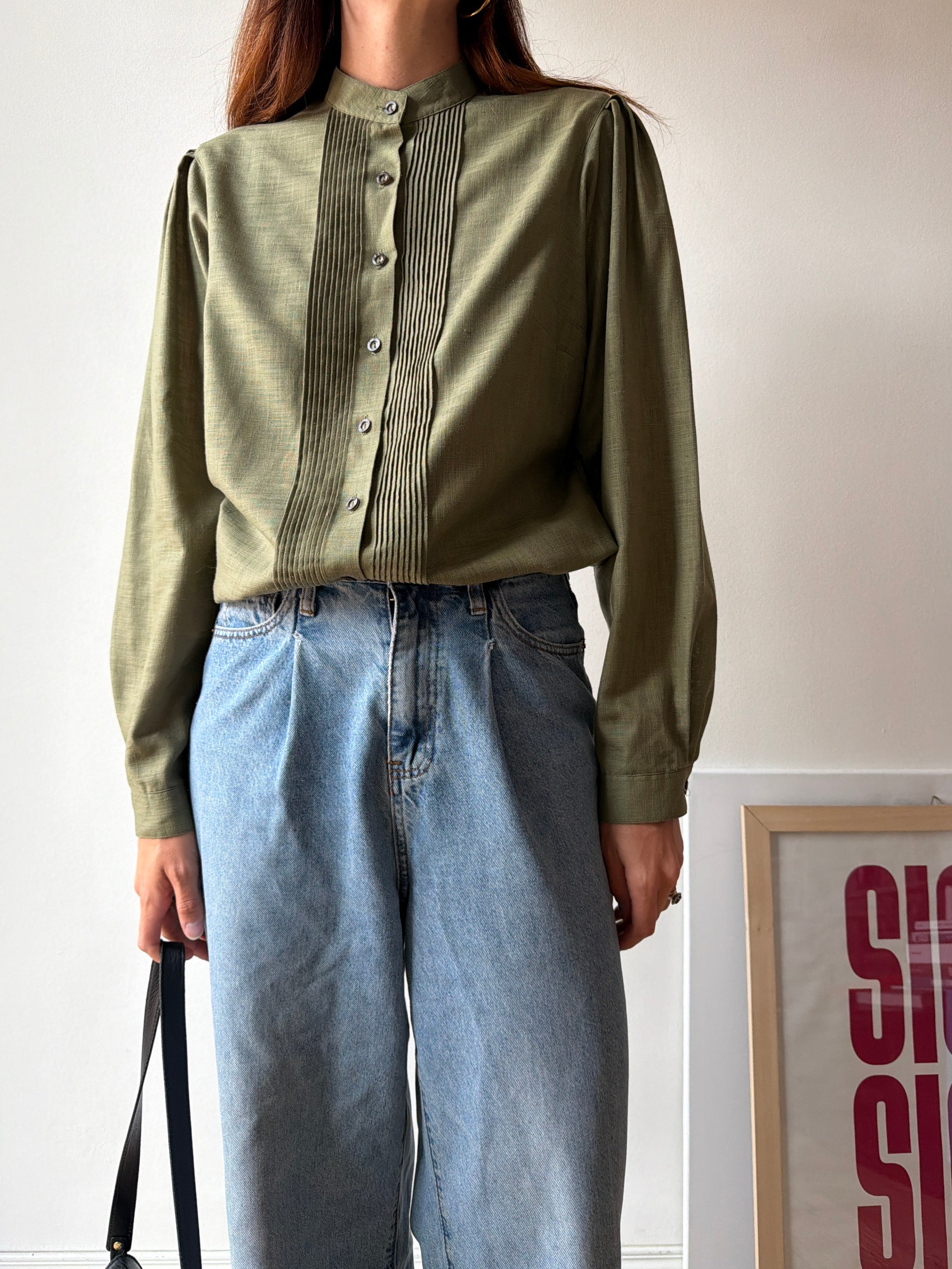 CAMICIA VERDE KAKI