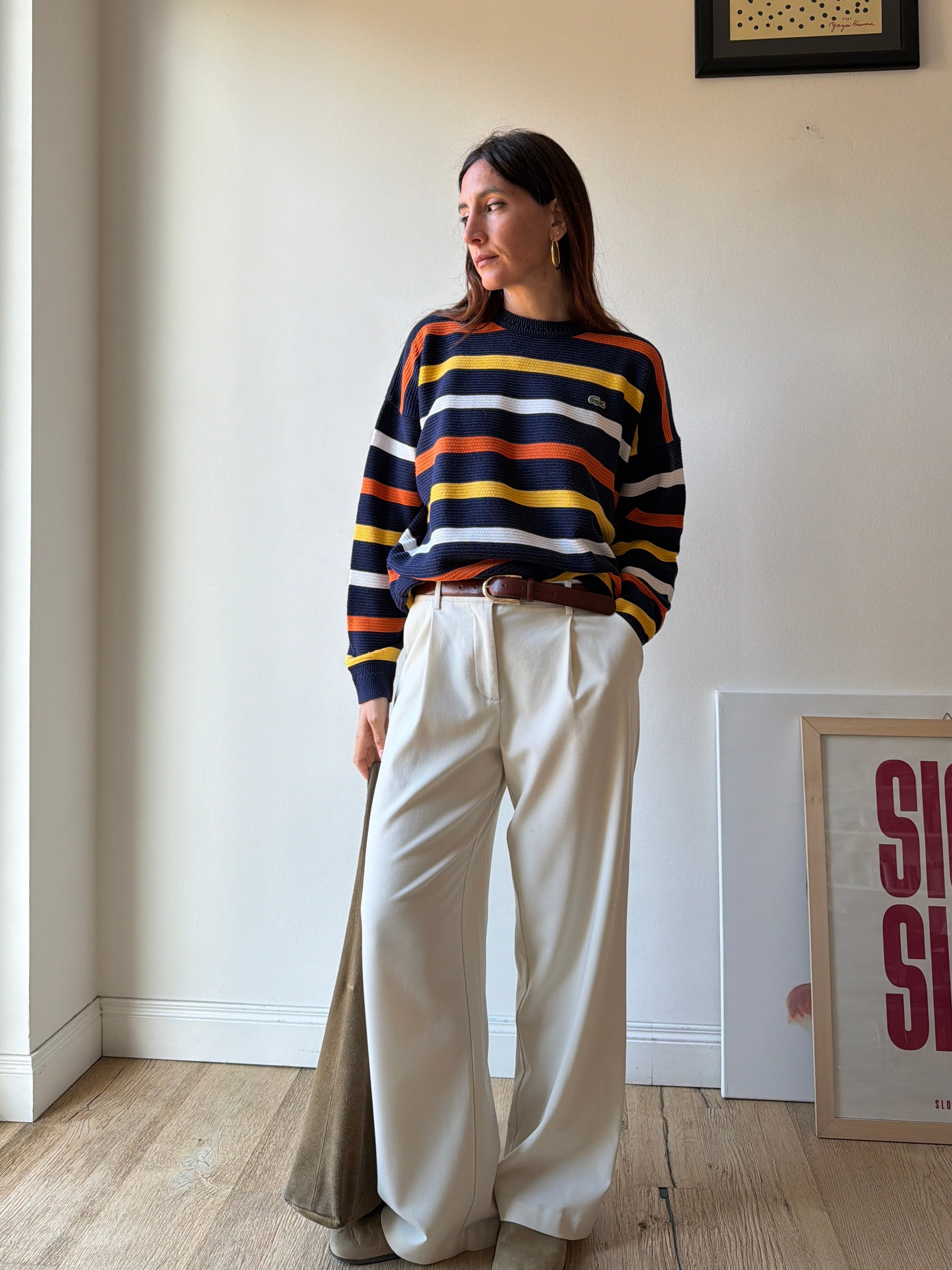 MAGLIONE LACOSTE COTONE
