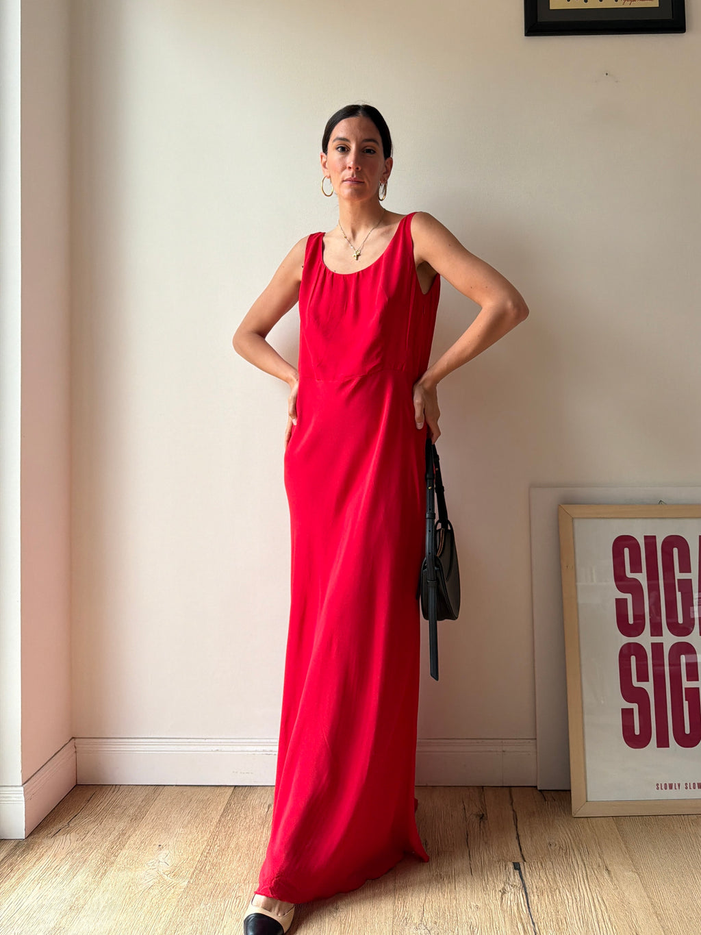 ABITO ROSSO LUNGO