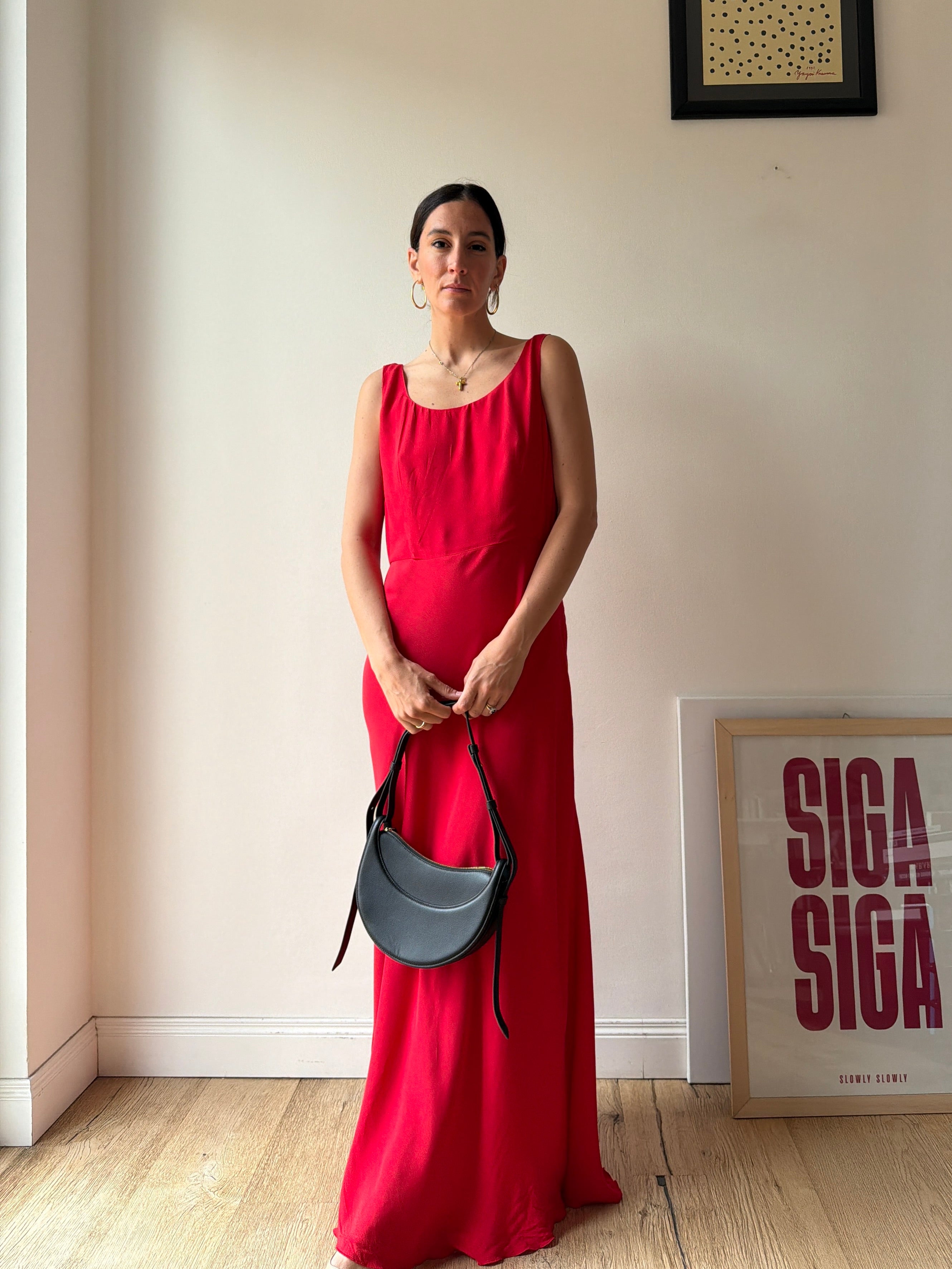 ABITO ROSSO LUNGO