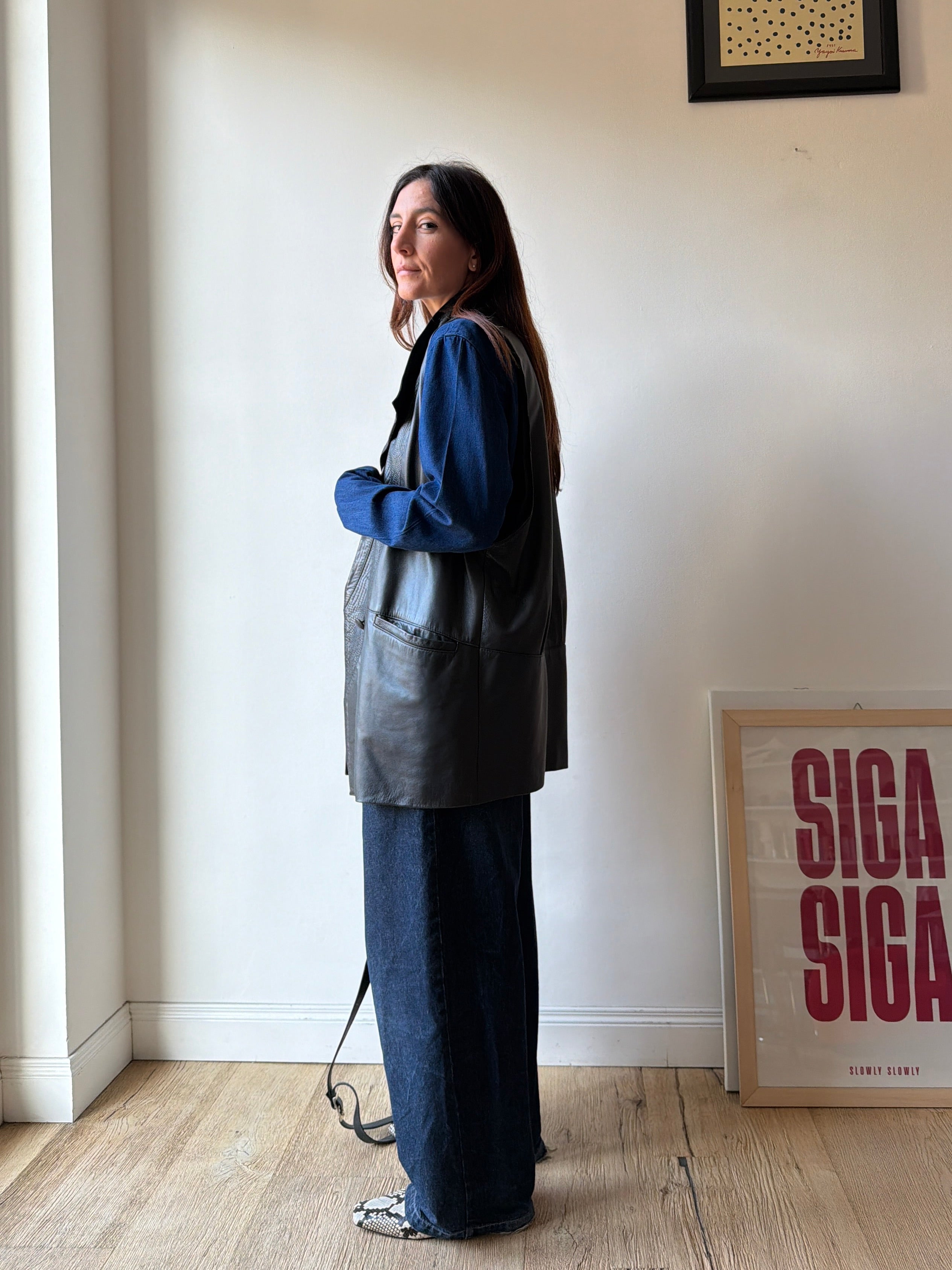 GILET IN PELLE
