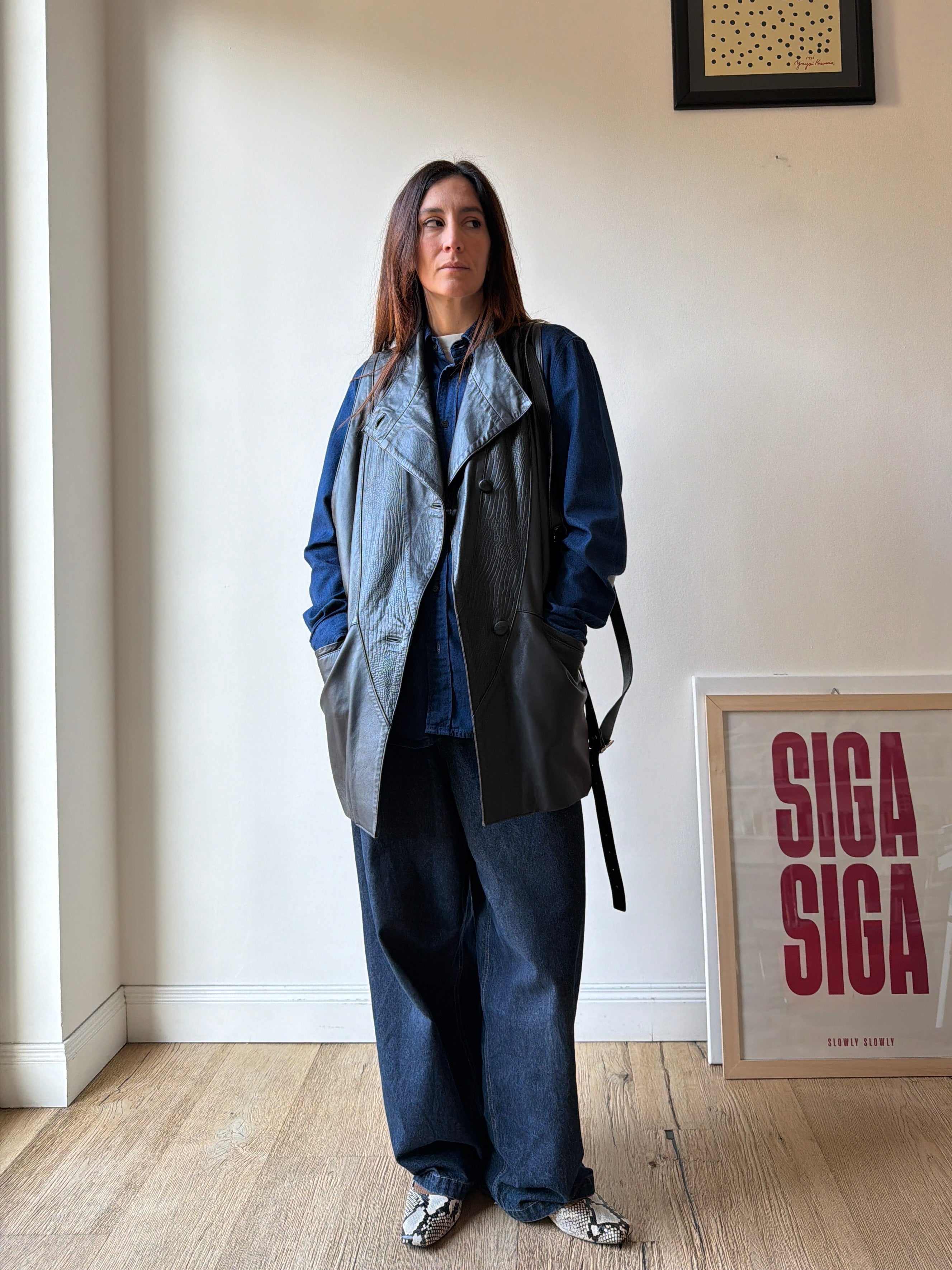 GILET IN PELLE