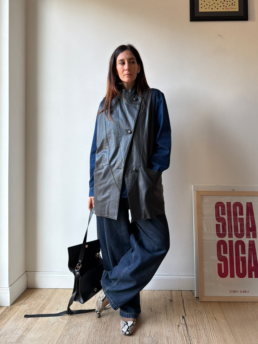 GILET IN PELLE