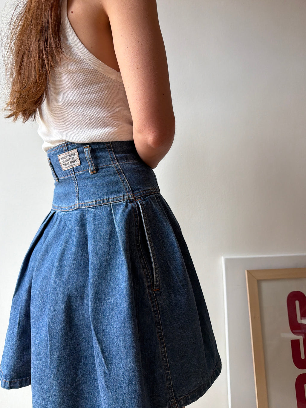 GONNA IN DENIM  A RUOTA