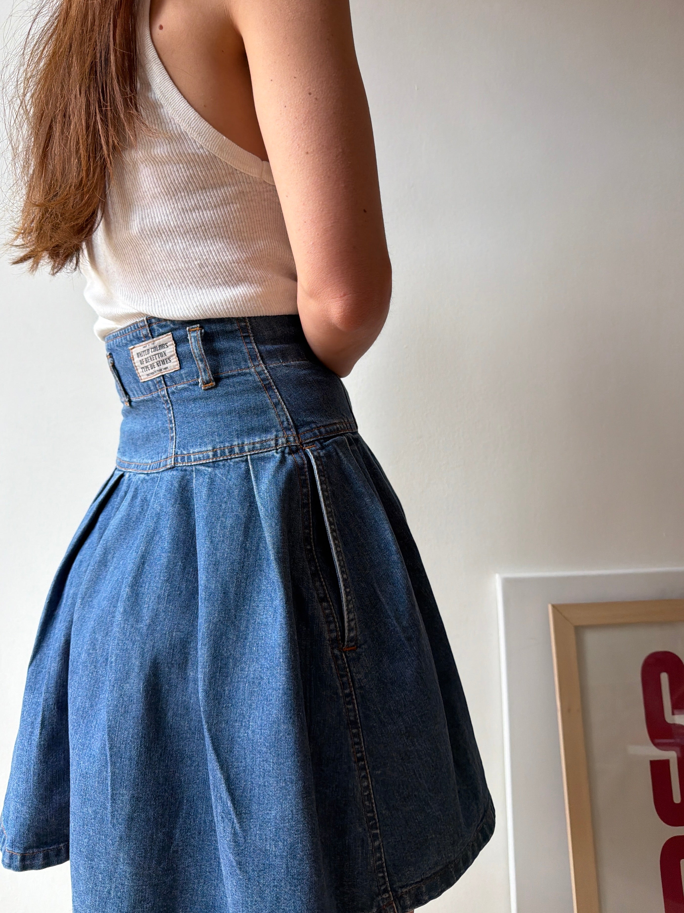 GONNA IN DENIM  A RUOTA