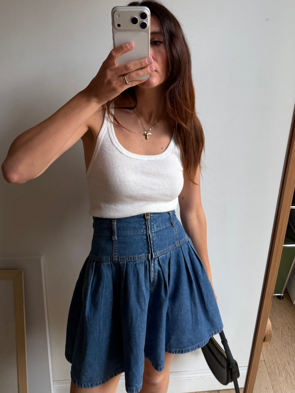GONNA IN DENIM  A RUOTA